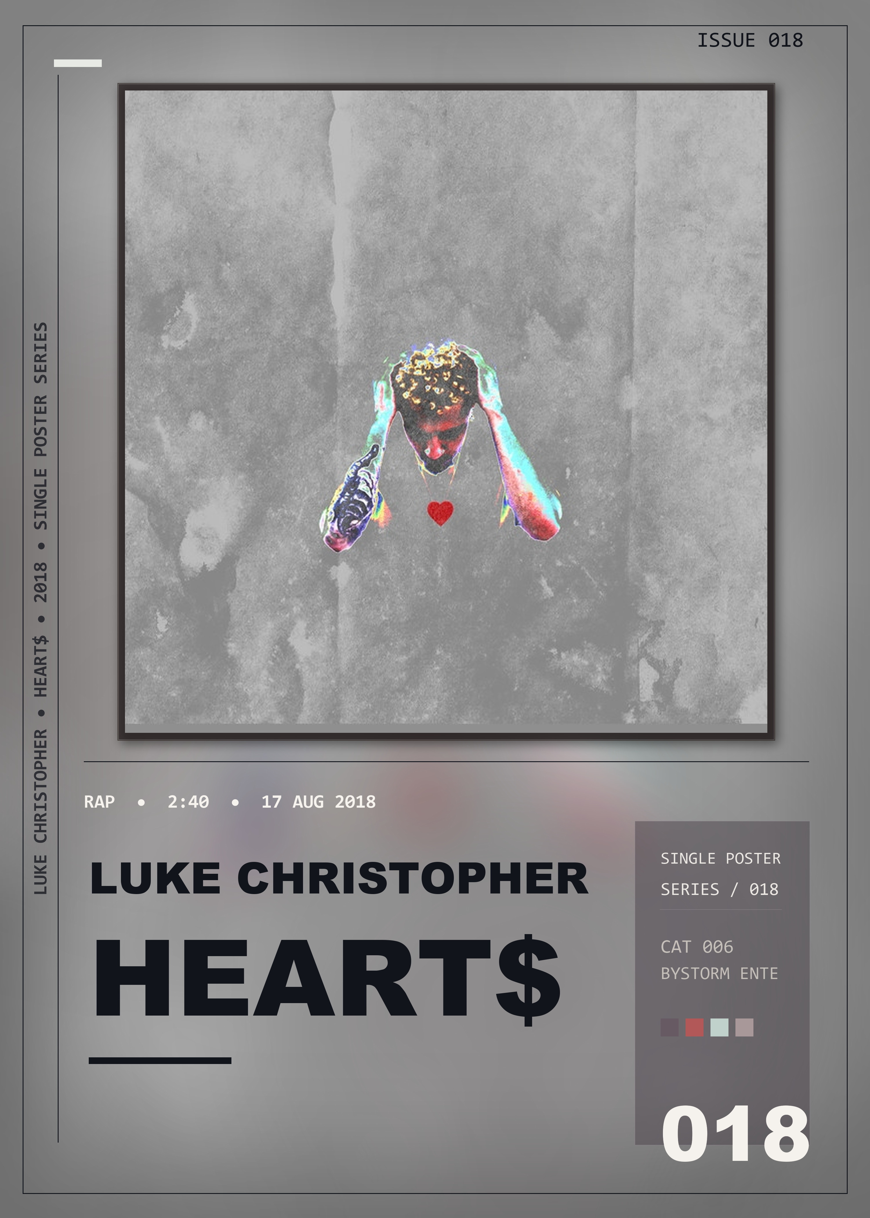 Music poster: Luke Christopher - HEART
