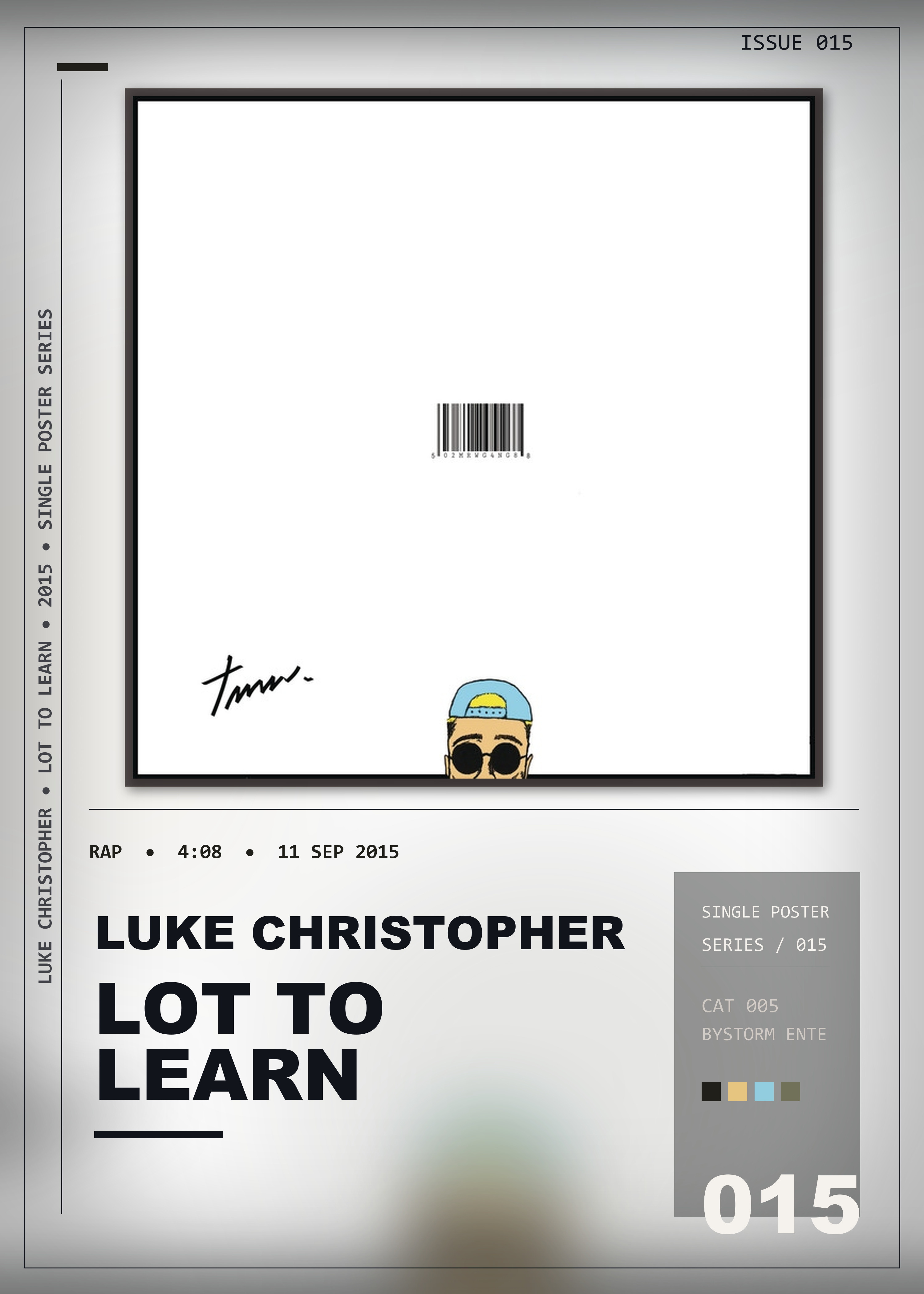 Music poster: Luke Christopher - Lot to Learn
