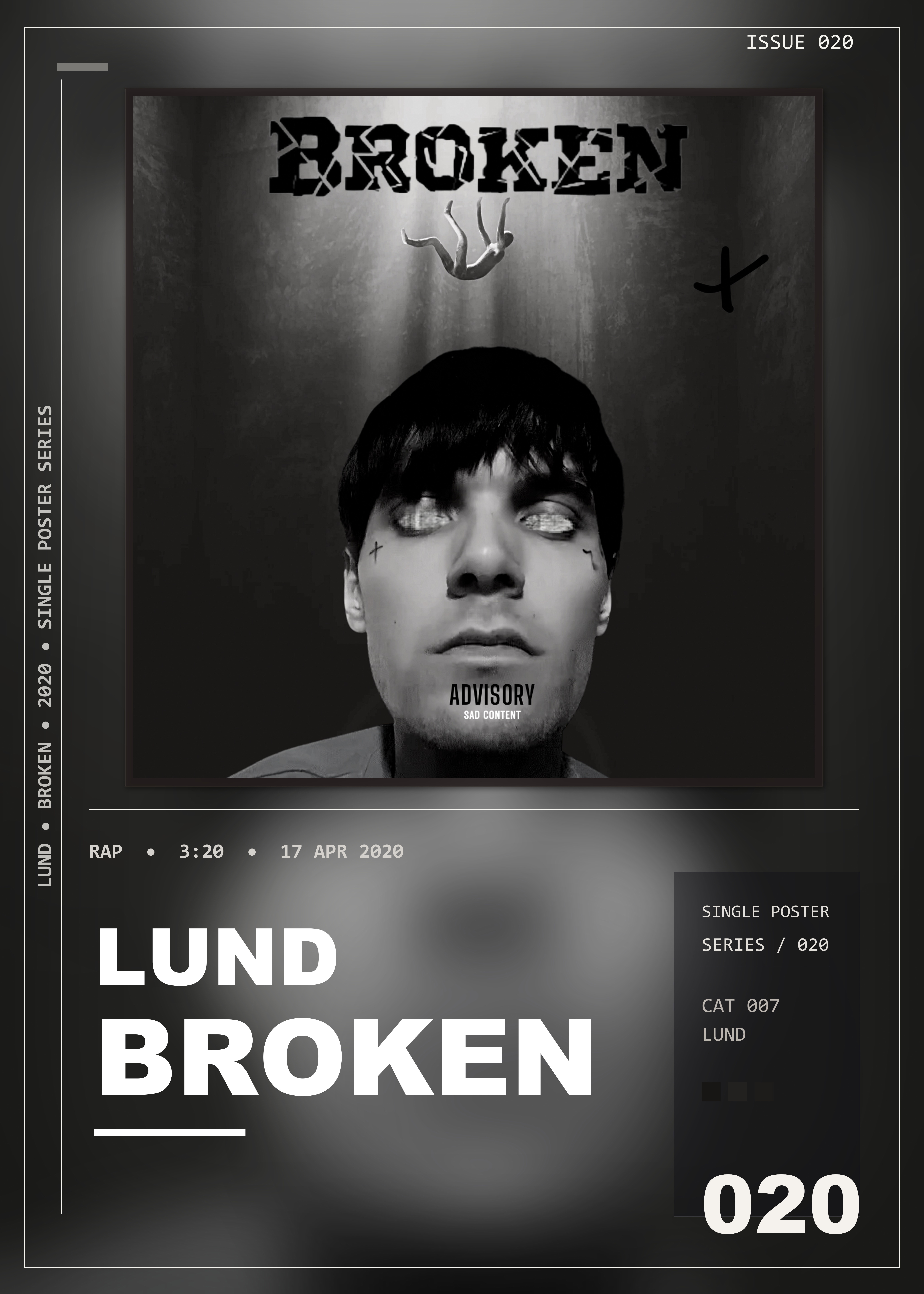 Music poster: Lund - Broken