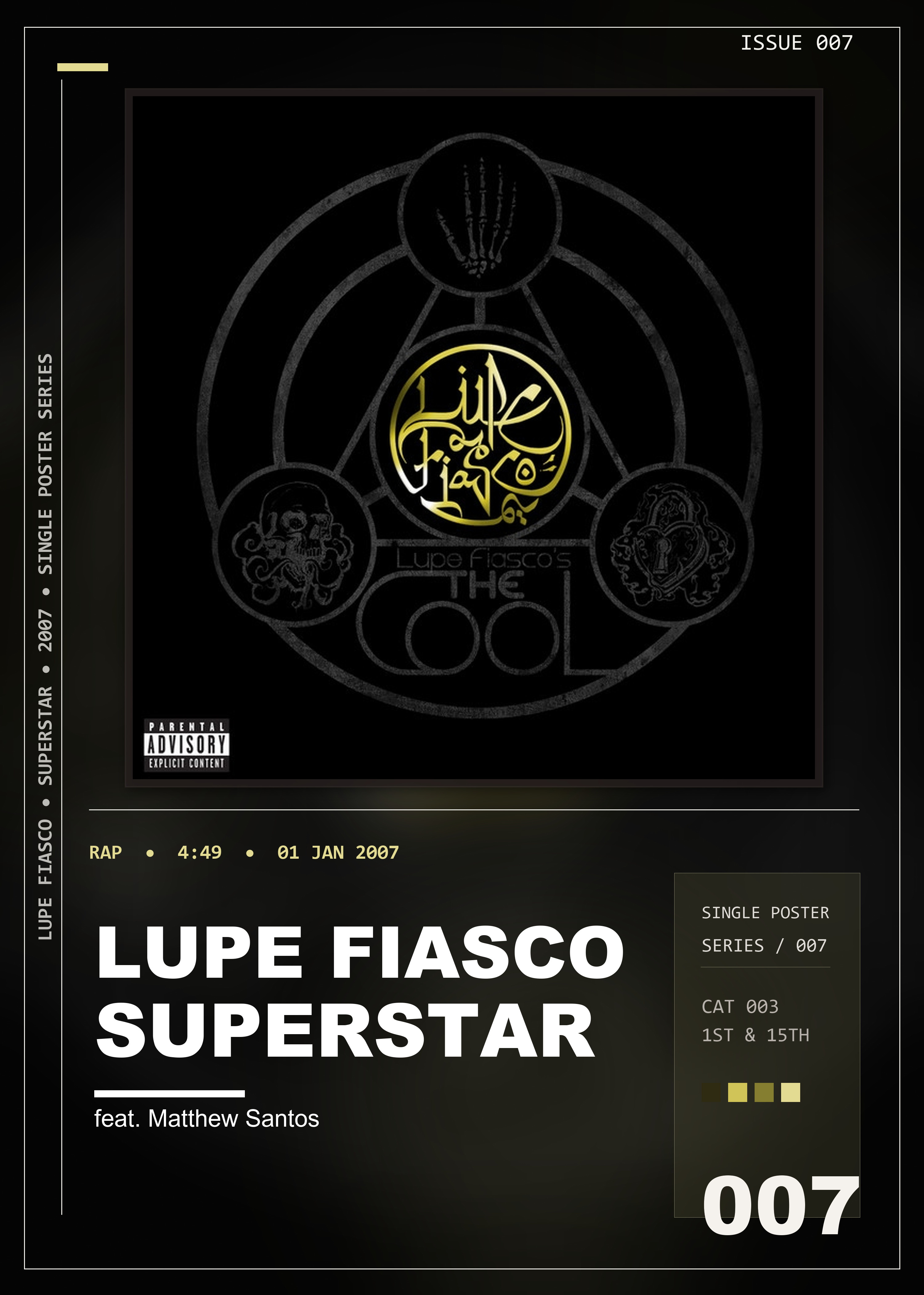 Music poster: Lupe Fiasco - Superstar feat Matthew Santos