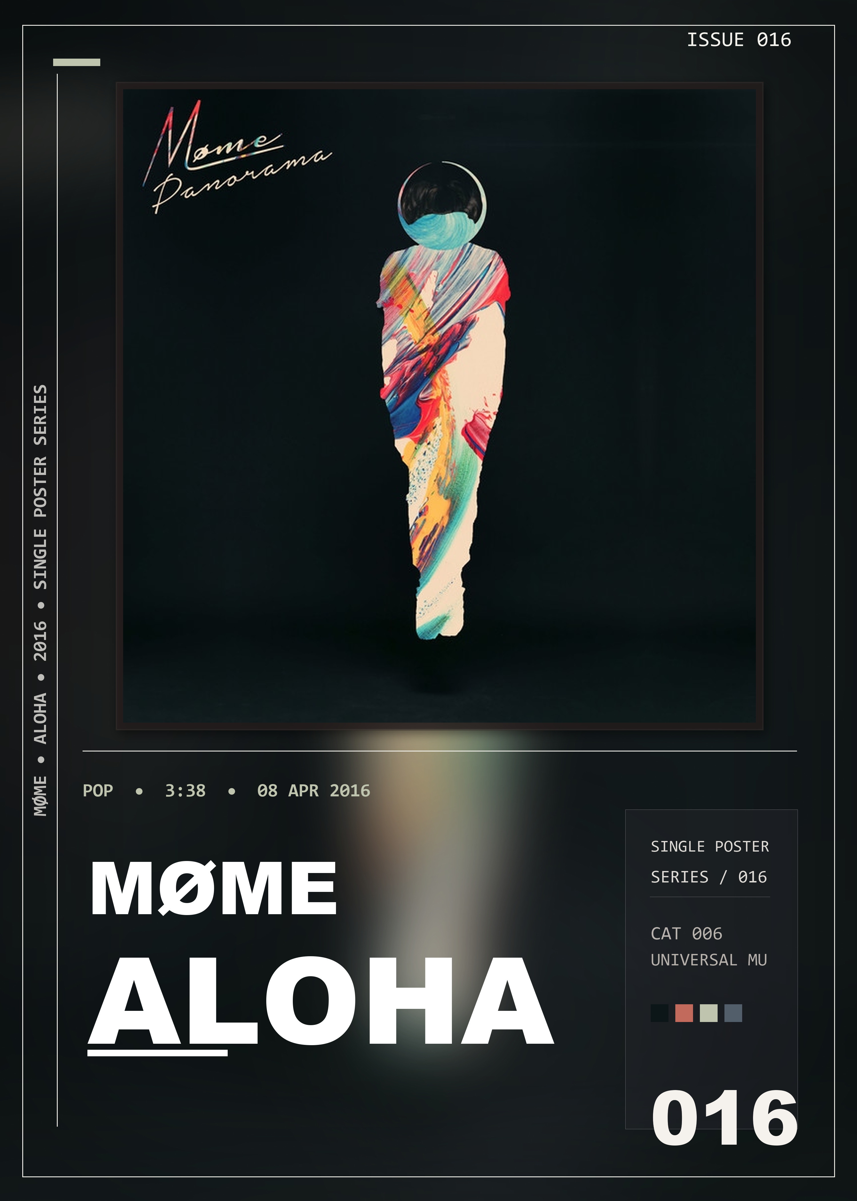 Music poster: Møme - Aloha