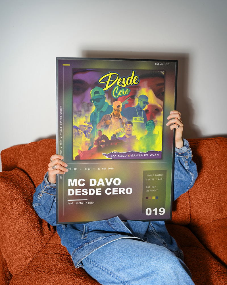 Music poster: MC Davo - Desde Cero feat Santa Fe Klan