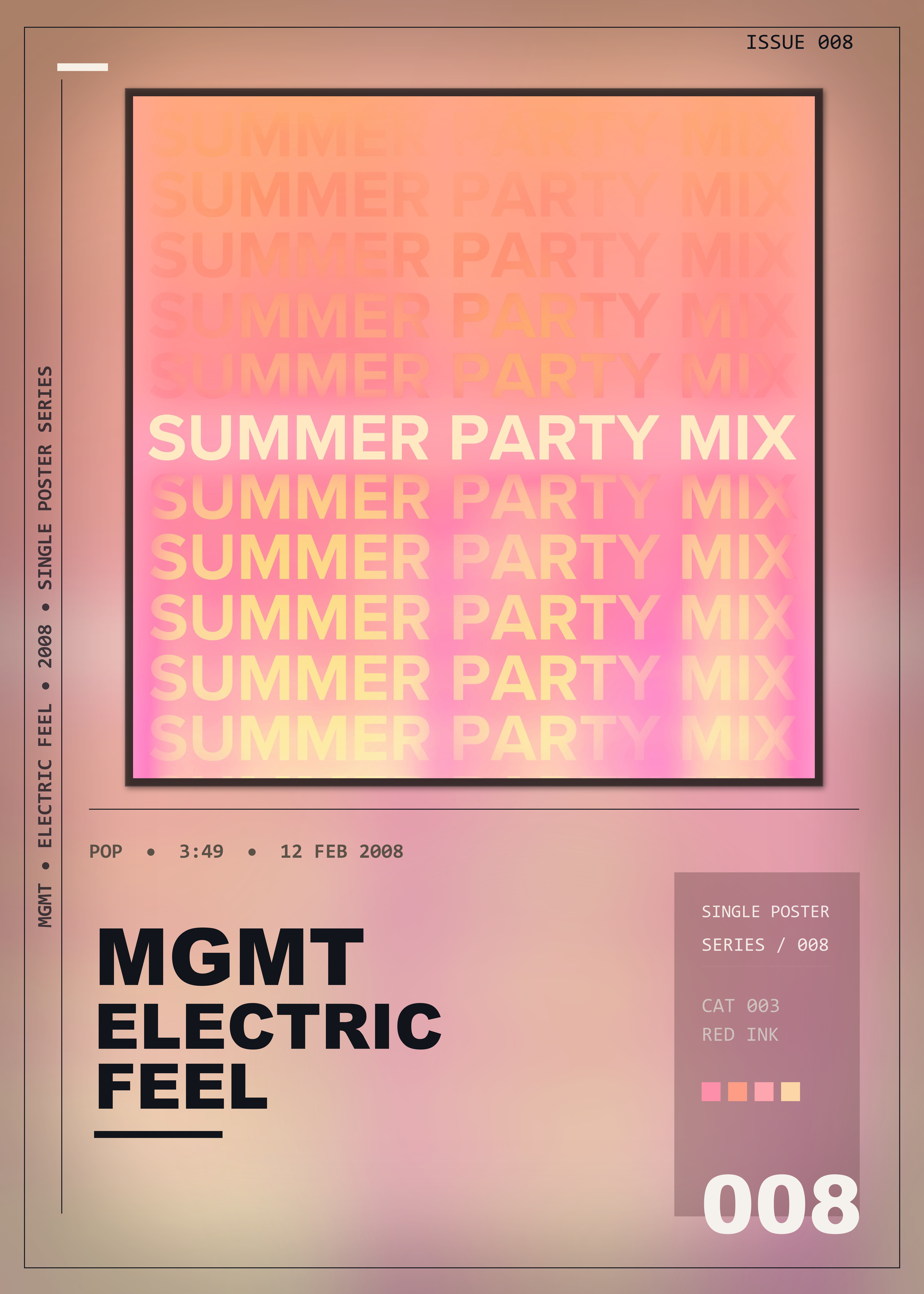 Music poster: MGMT - Electric Feel
