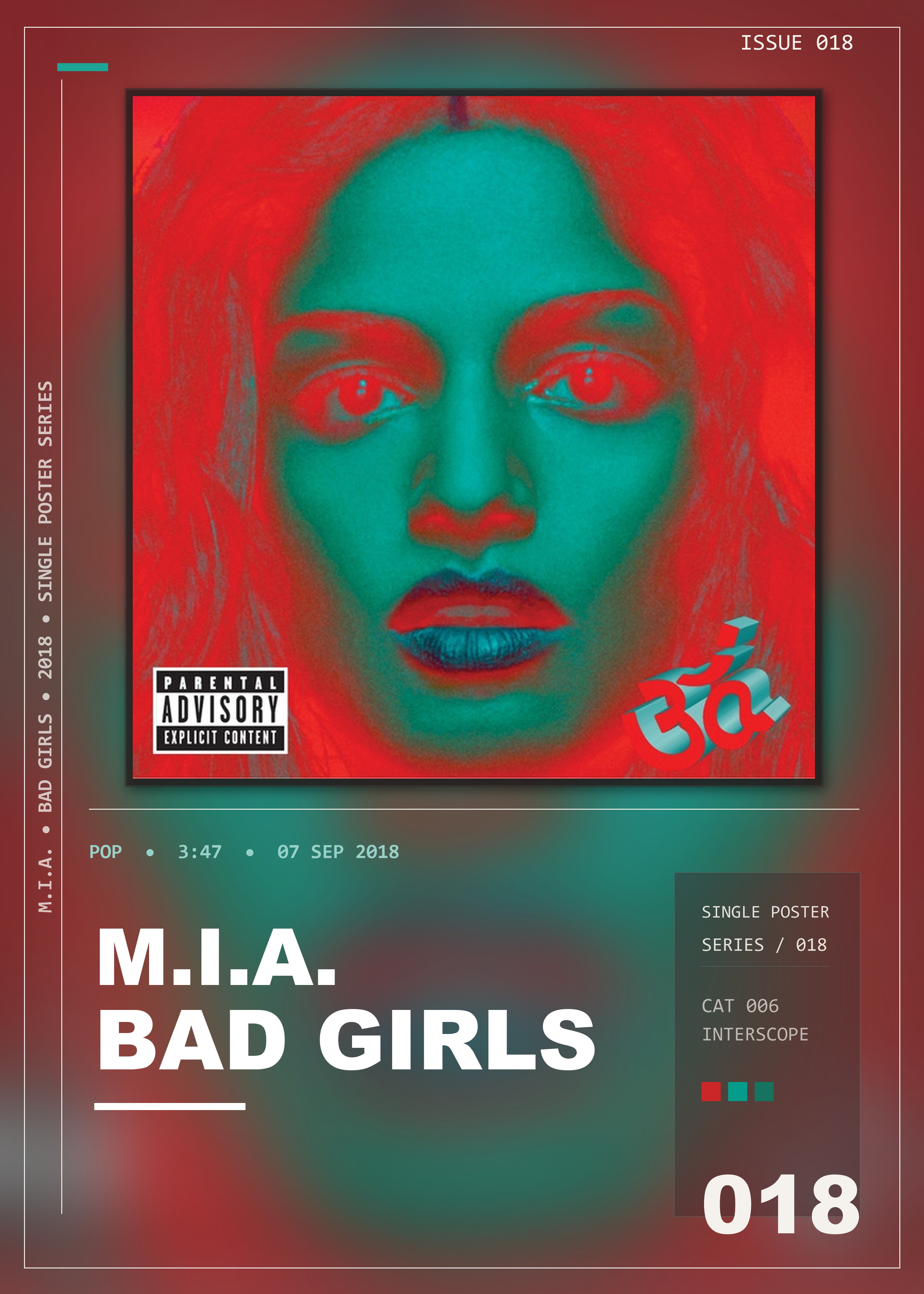 Music poster: MIA - Bad Girls