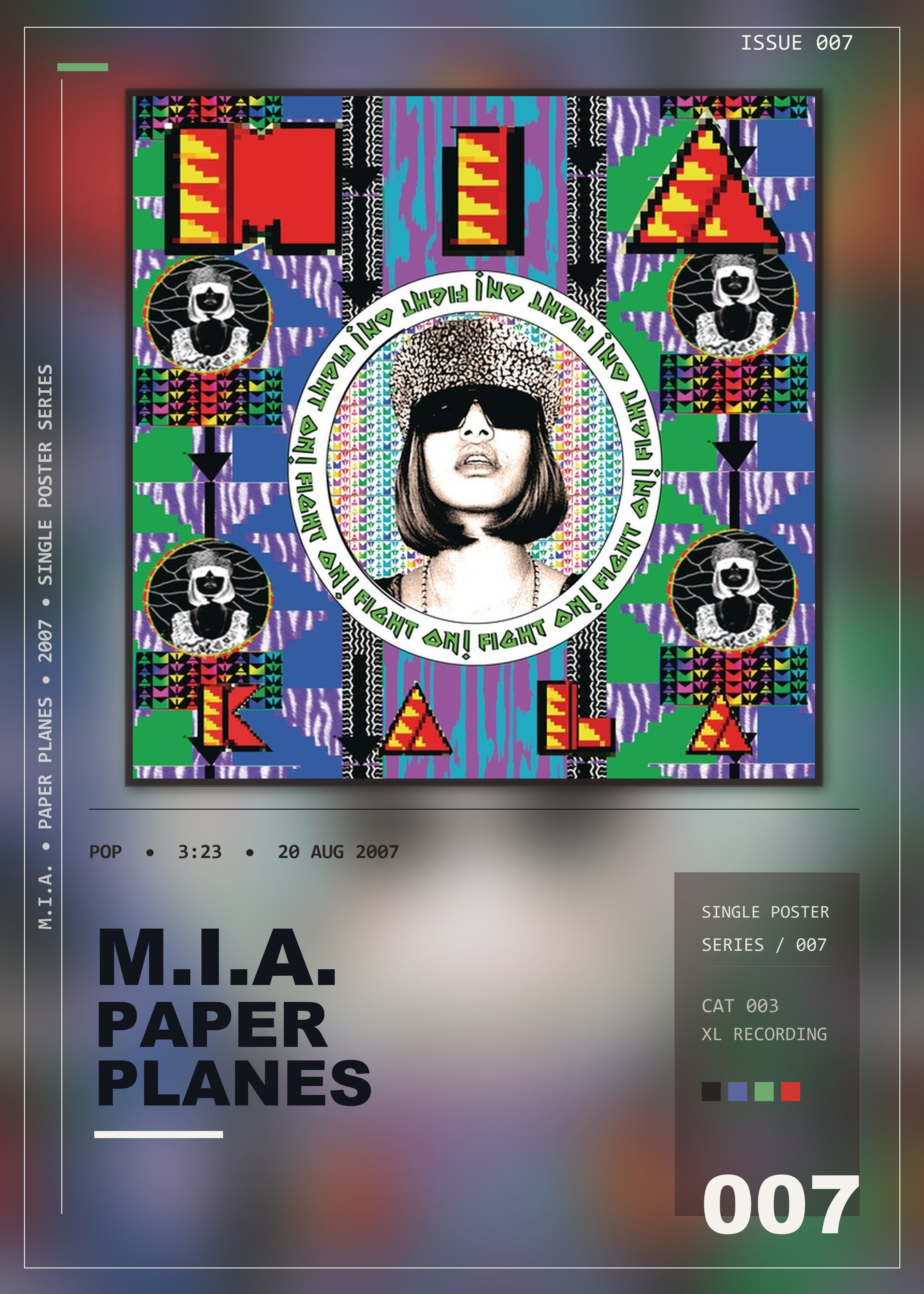 Music poster: MIA - Paper Planes