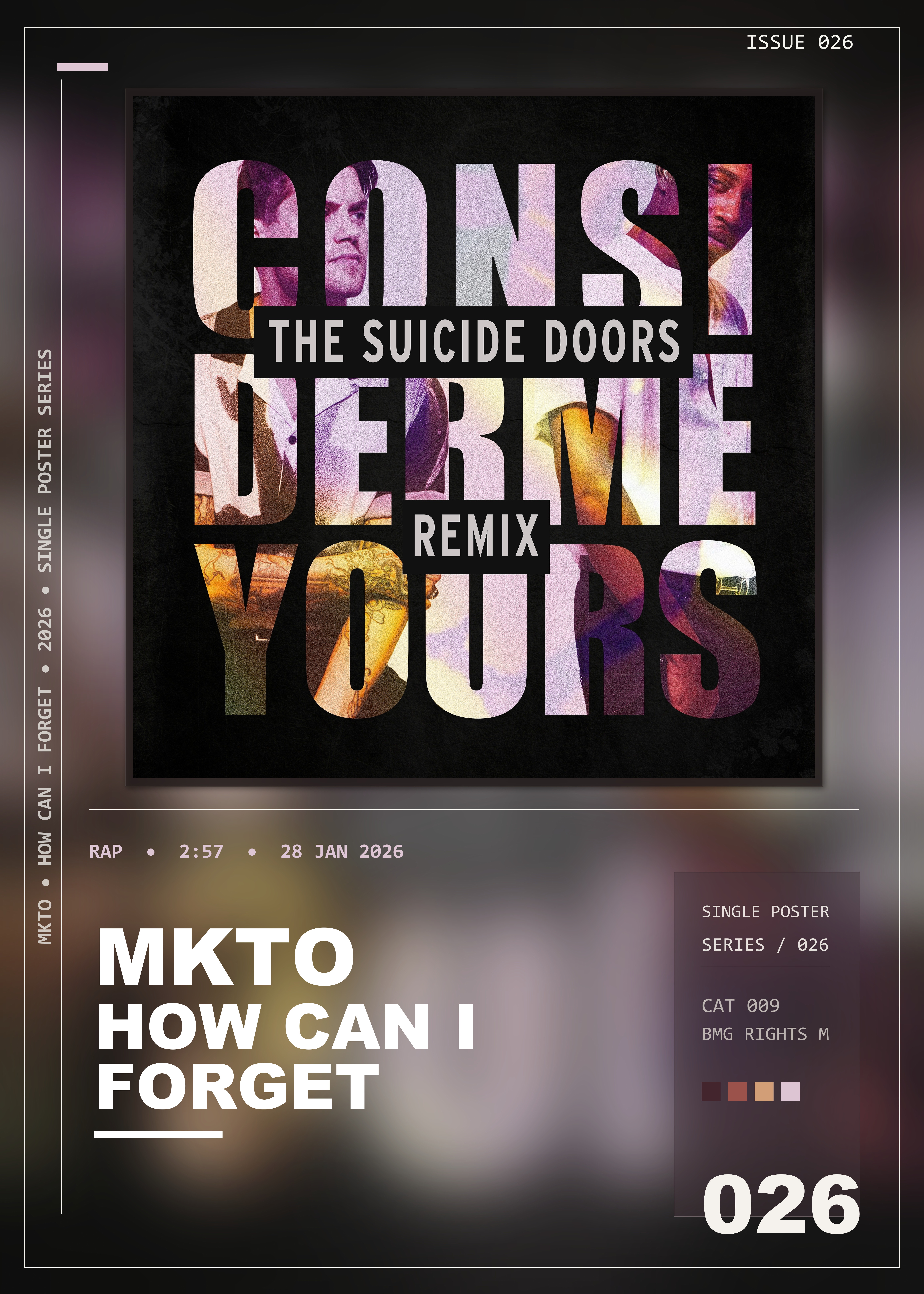 Music poster: MKTO - How Can I Forget