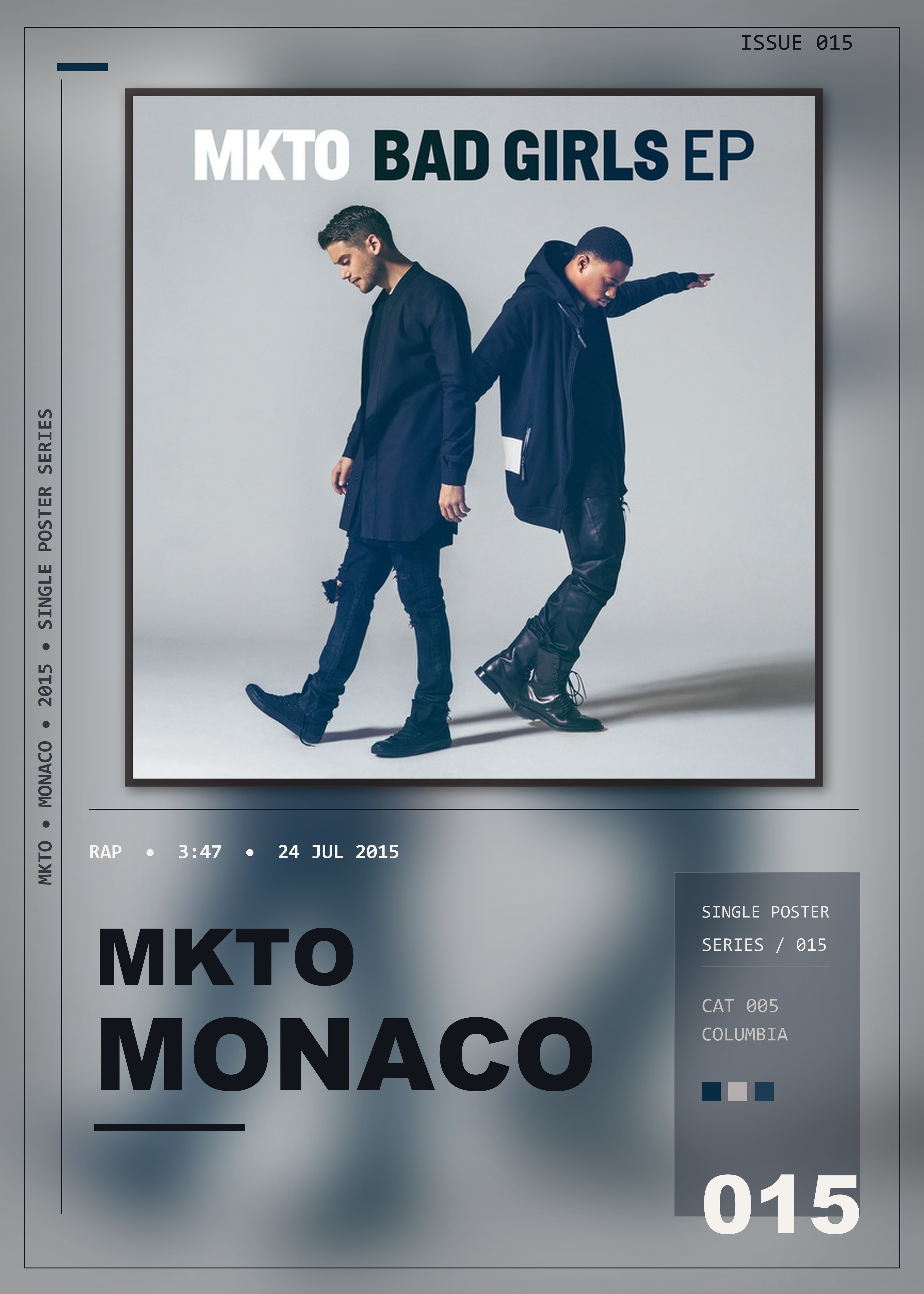 Music poster: MKTO - Monaco