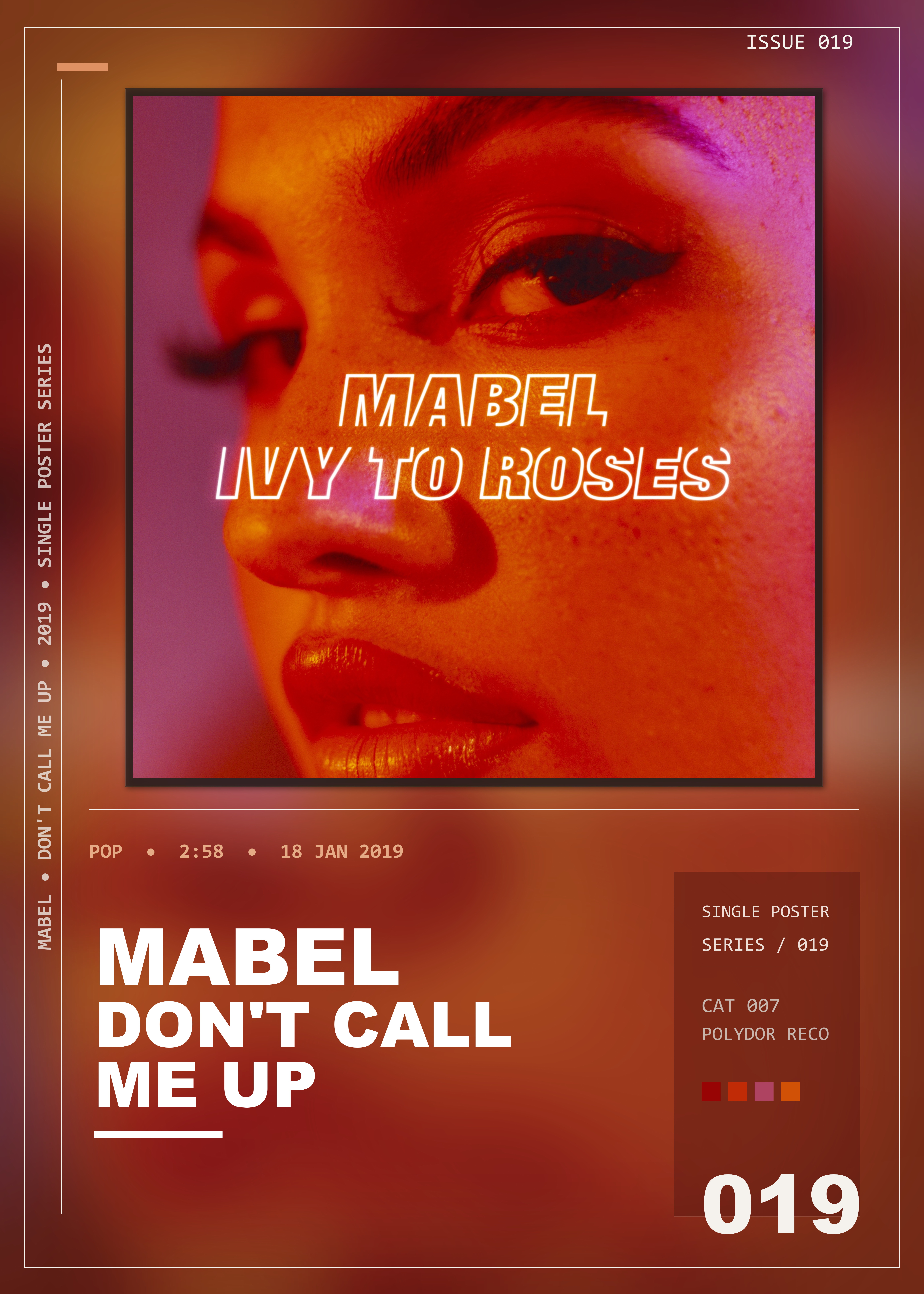 Music poster: Mabel - Dont Call Me Up