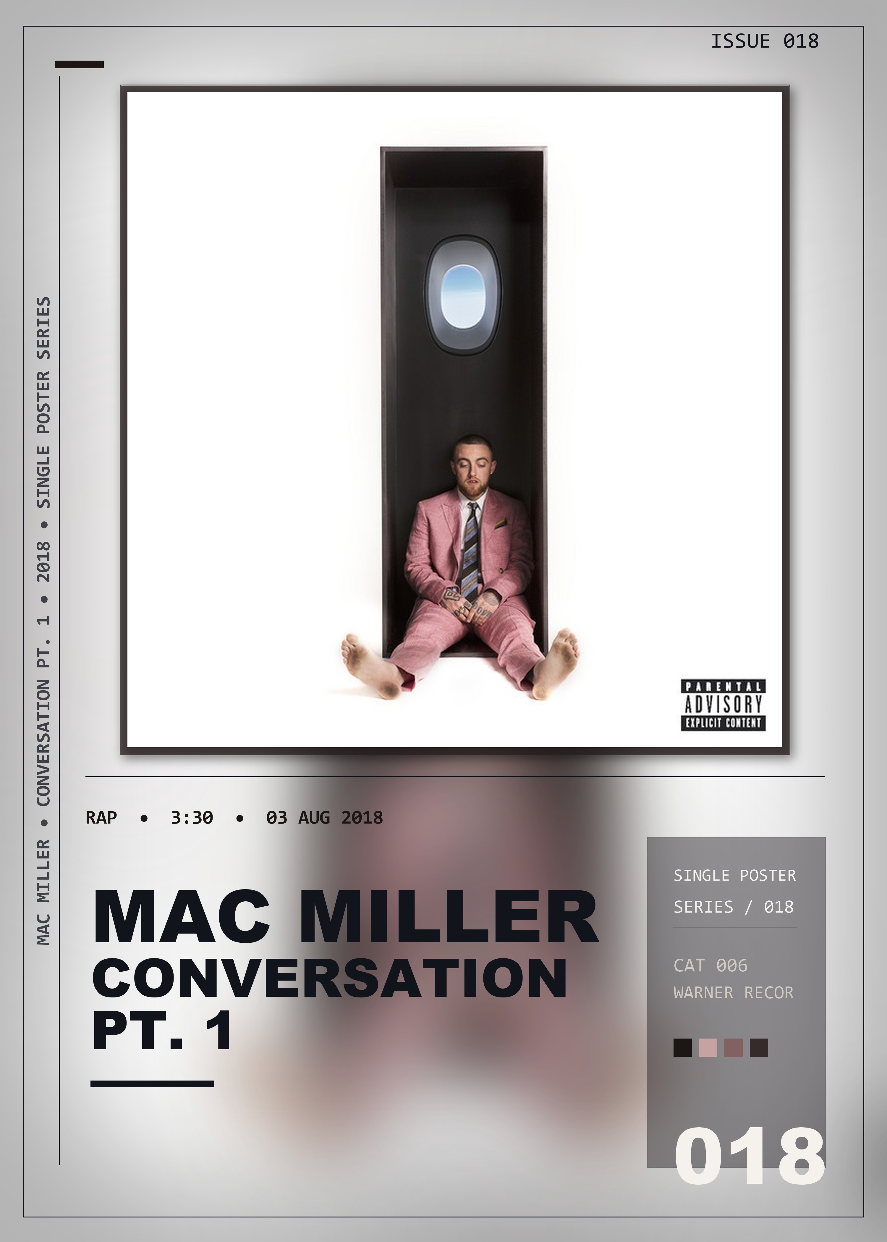 Music poster: Mac Miller - Conversation Pt 1