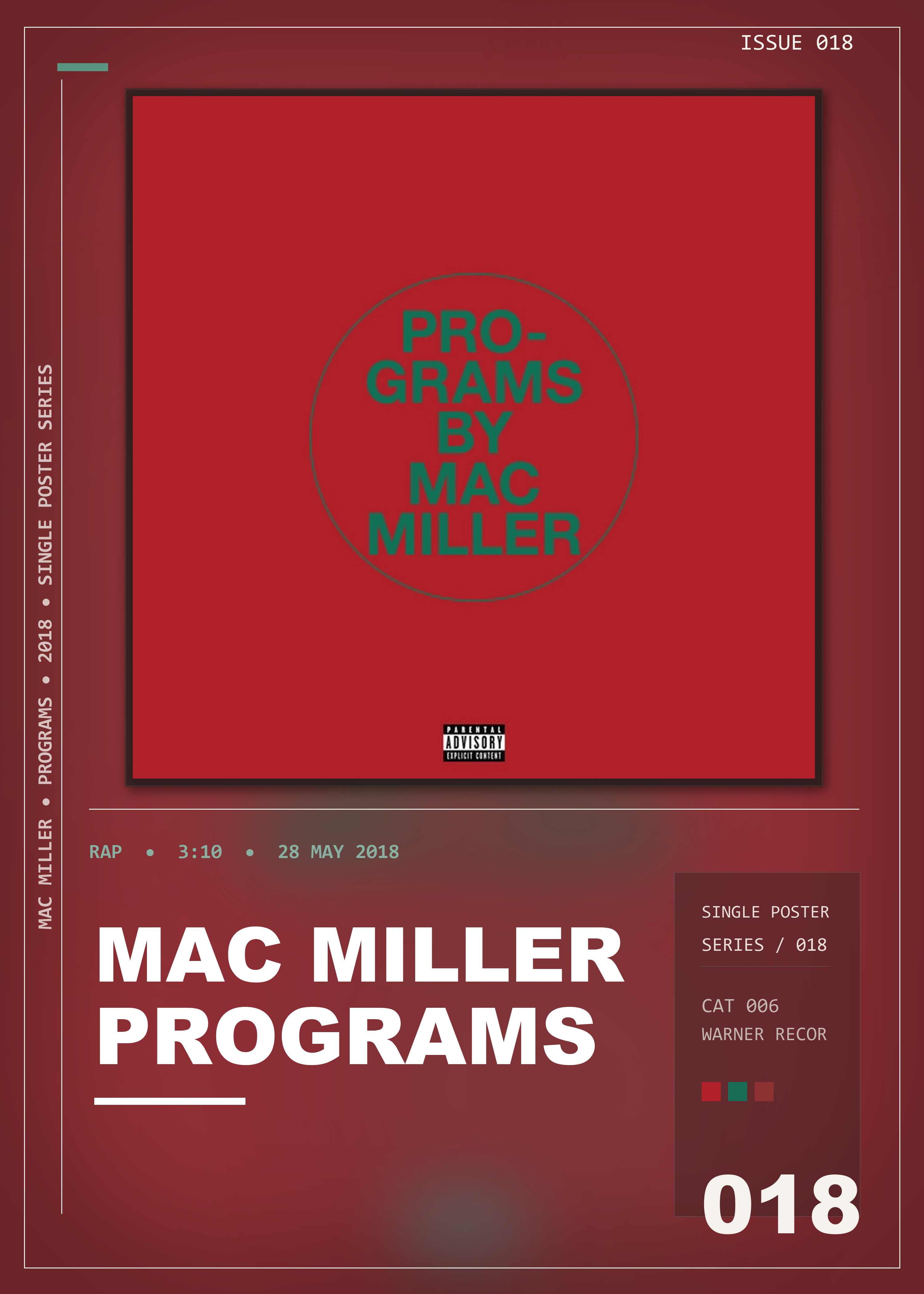 Music poster: Mac Miller - Programs