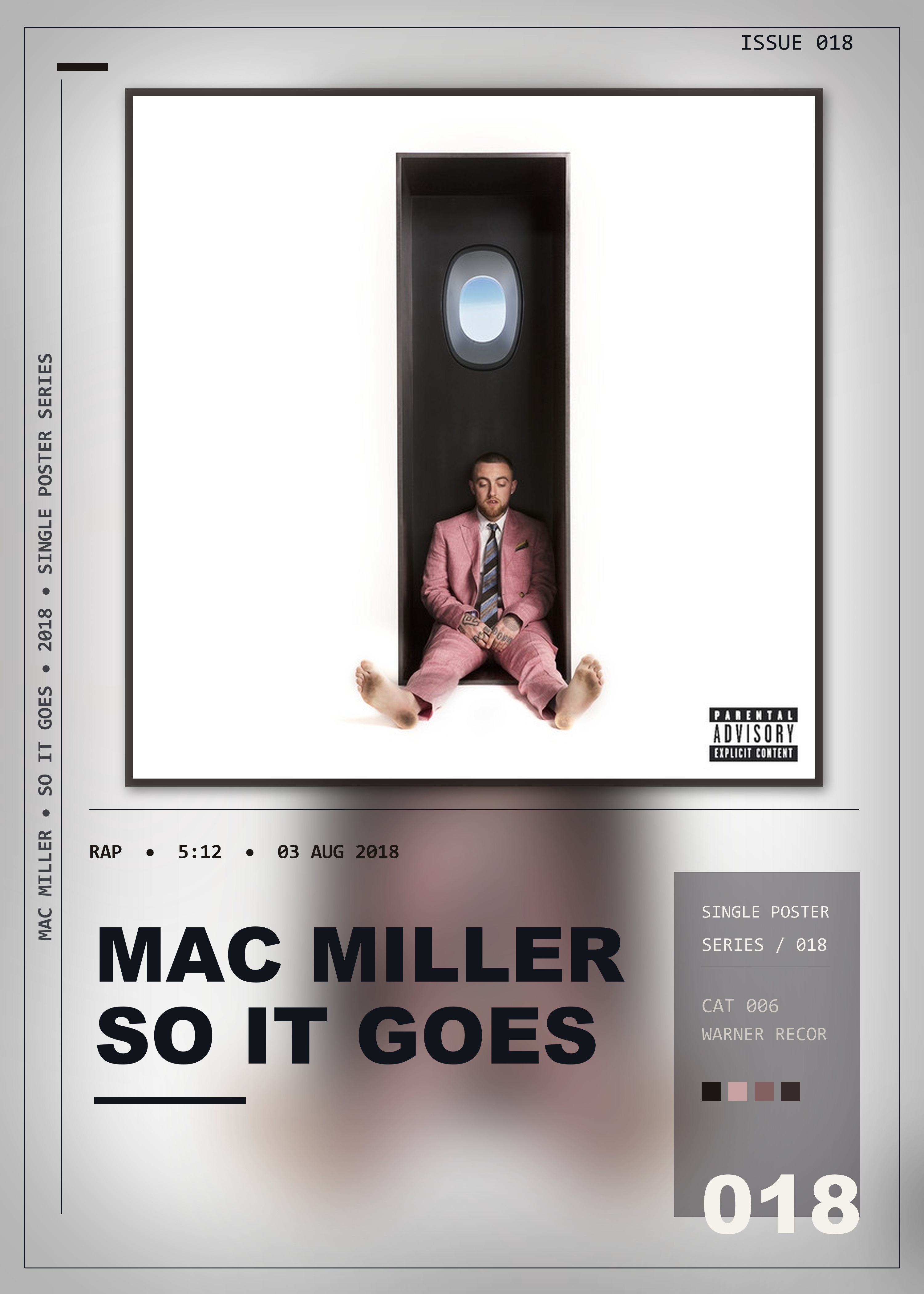 Music poster: Mac Miller - So It Goes