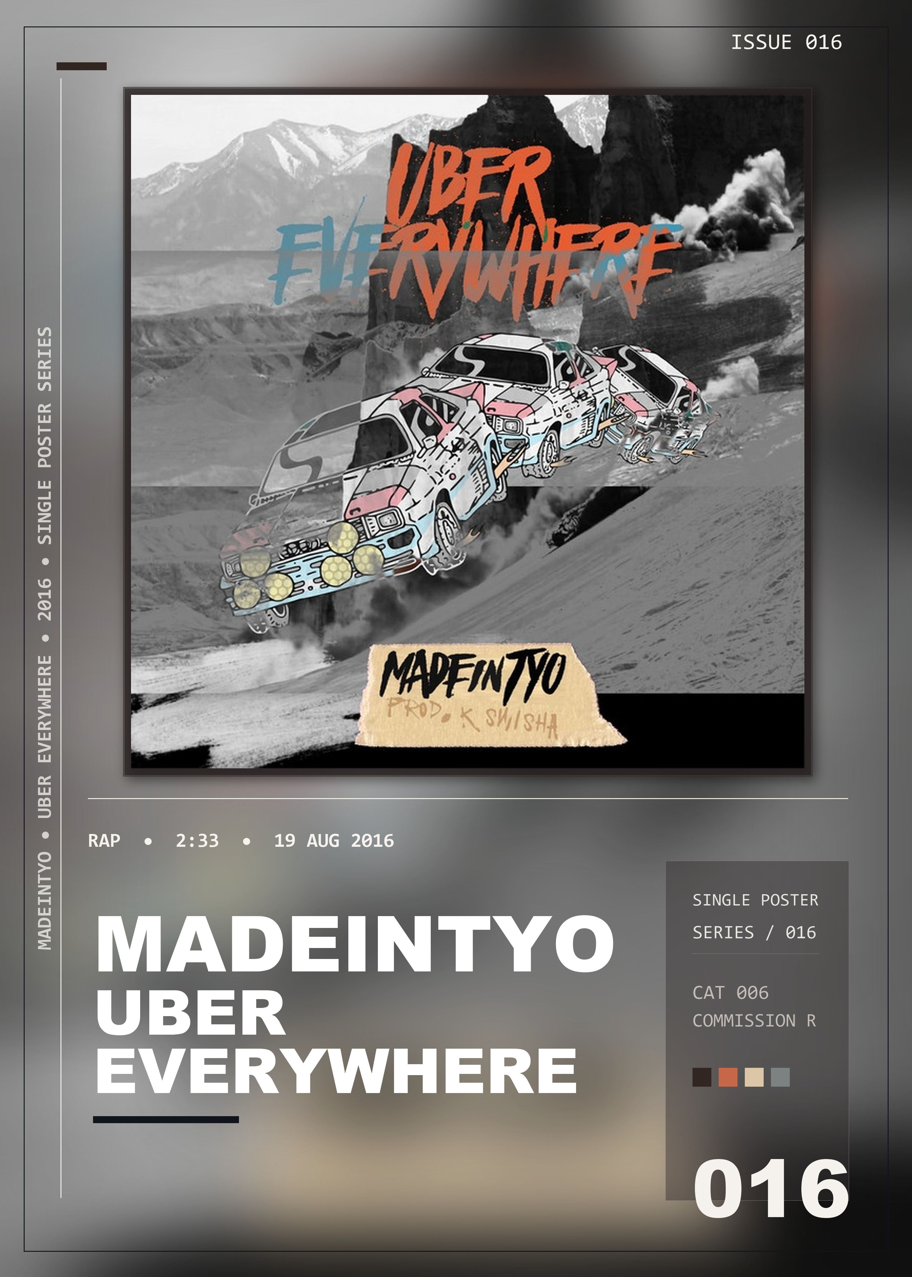 Music poster: MadeinTYO - Uber Everywhere