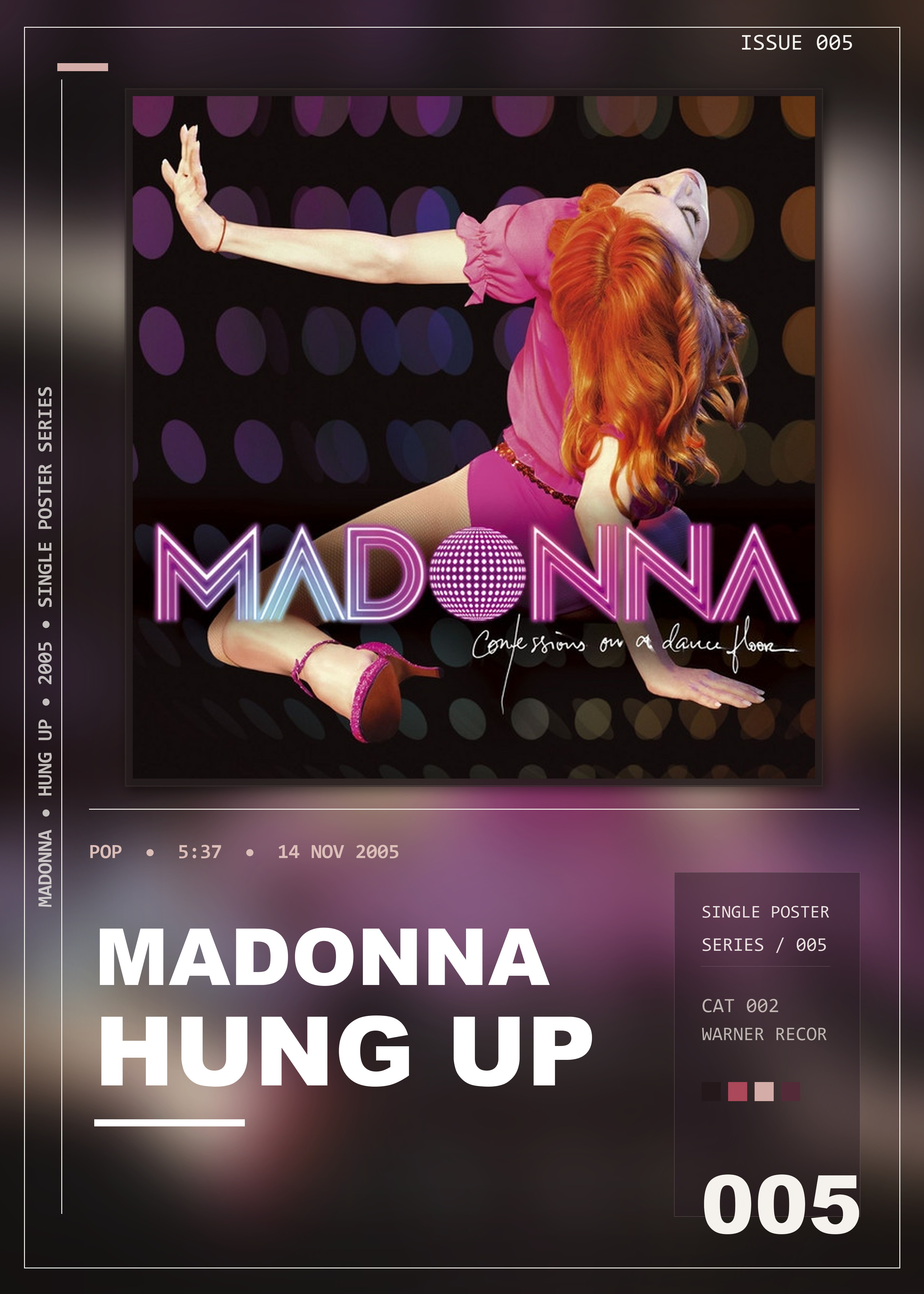 Music poster: Madonna - Hung Up