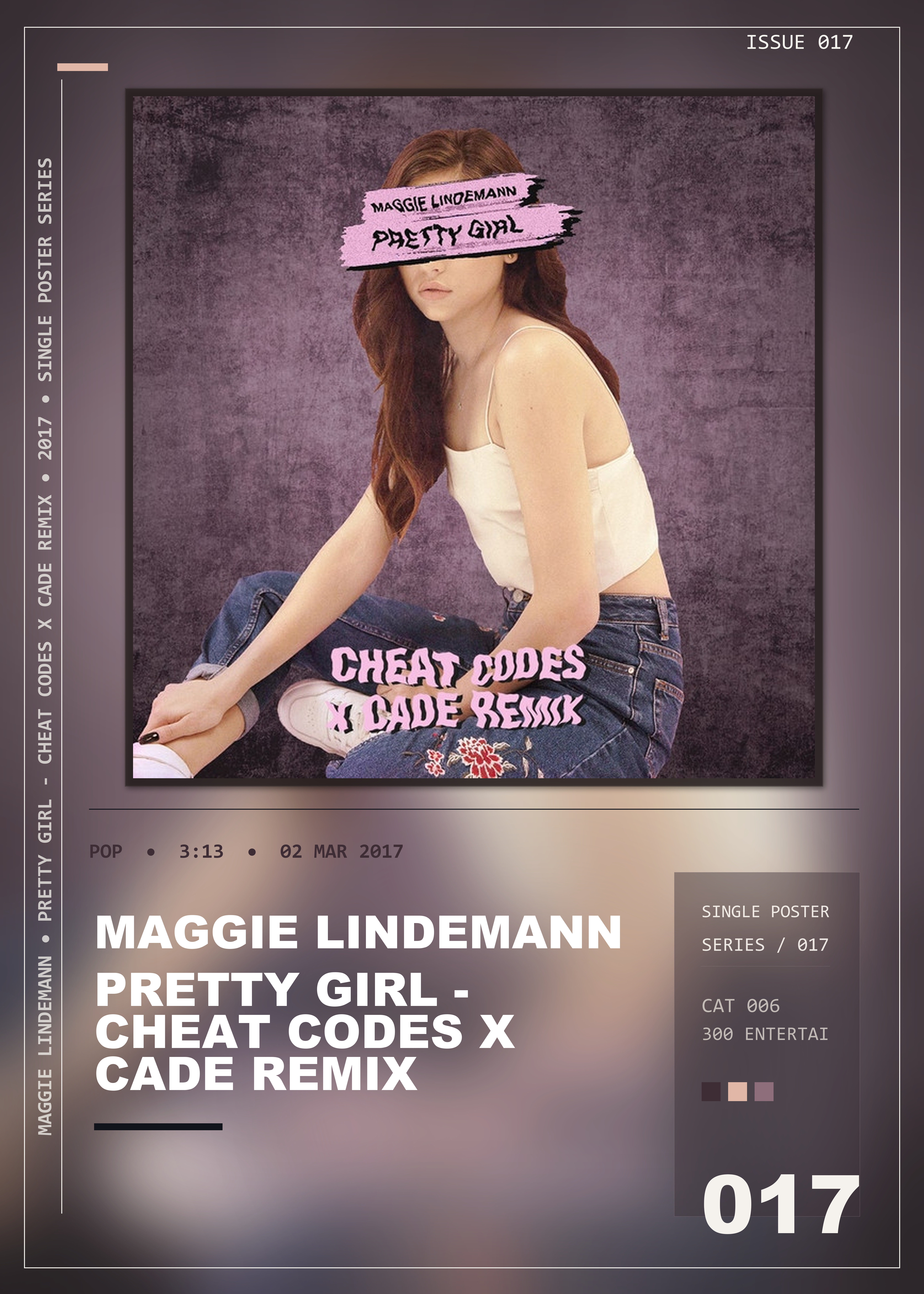 Music poster: Maggie Lindemann - Pretty Girl - Cheat Codes X CADE Remix