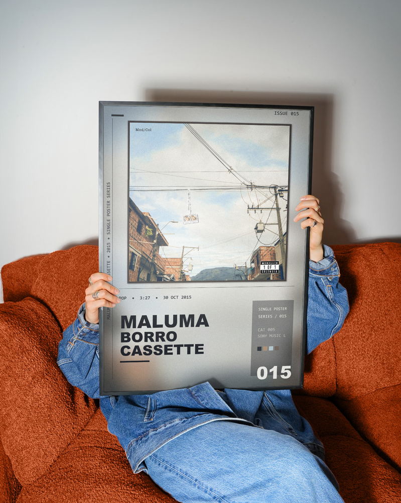 Music poster: Maluma - Borro Cassette