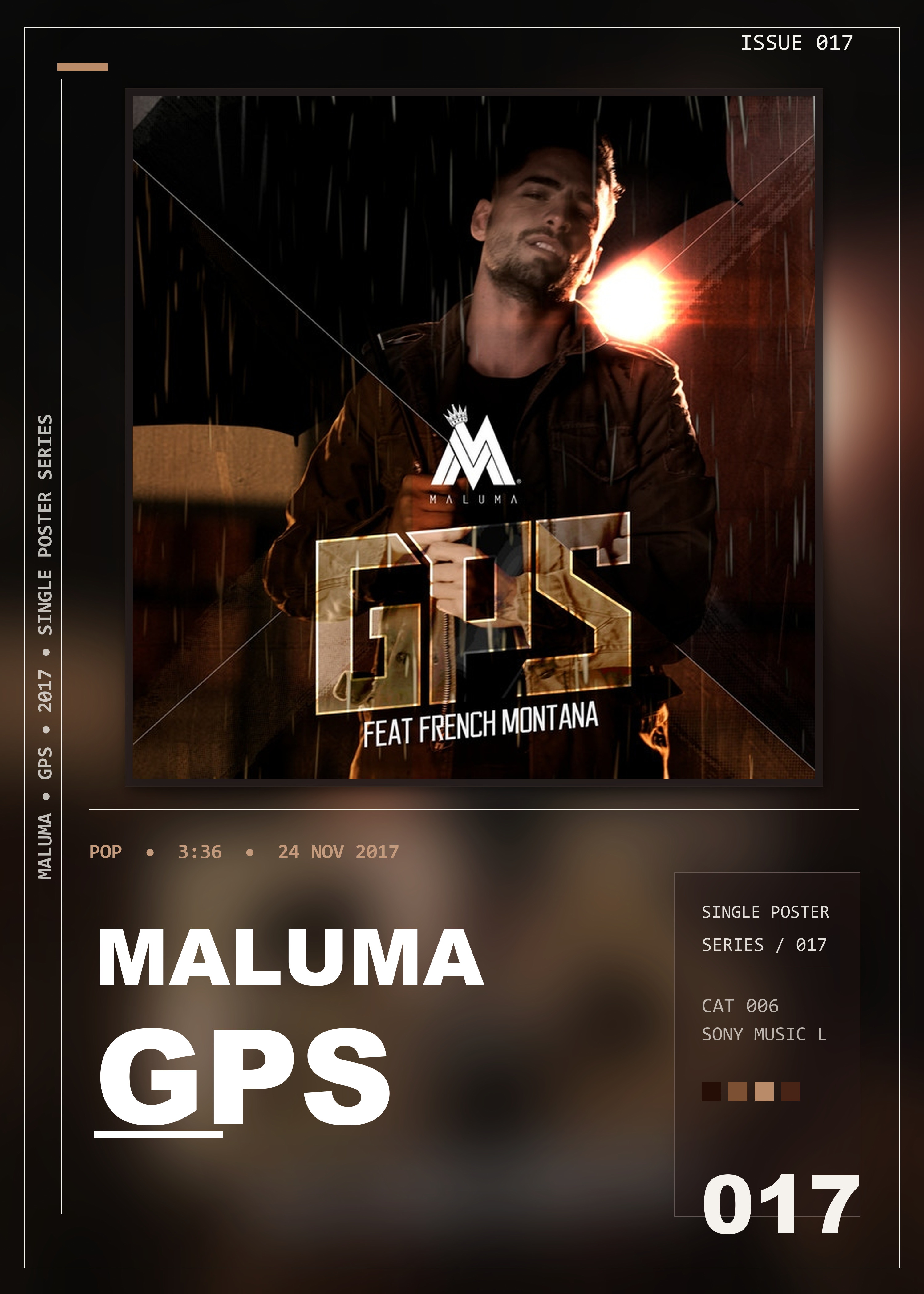 Music poster: Maluma - GPS