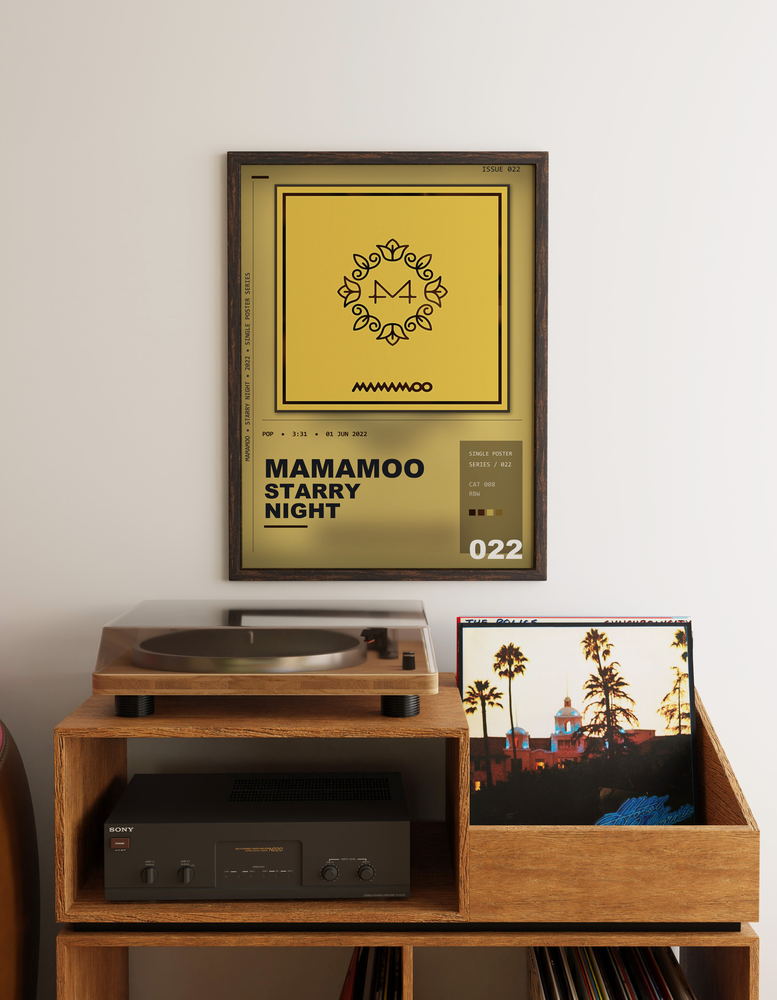 Music poster: Mamamoo - Starry Night