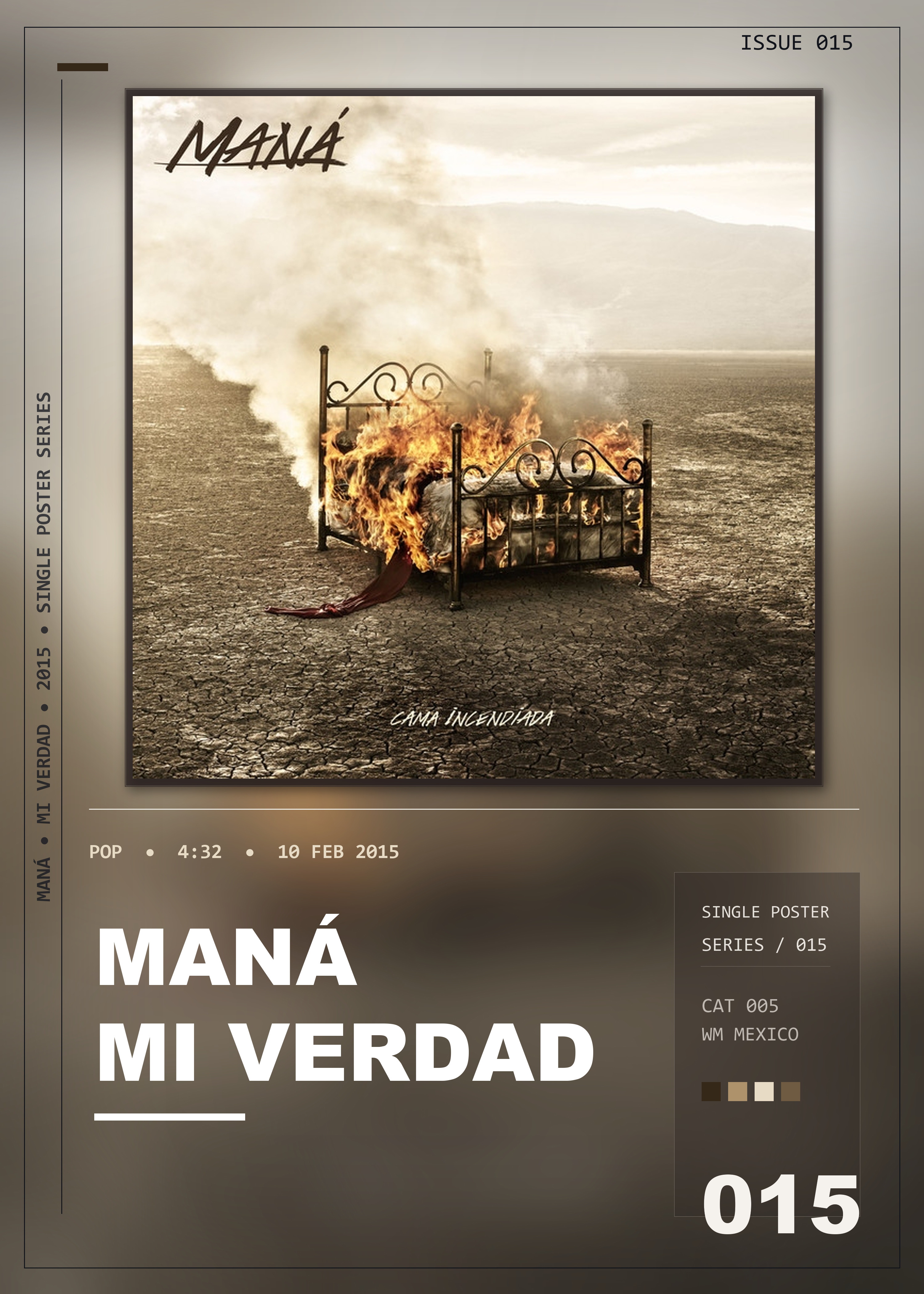 Music poster: Maná - Mi Verdad featShakira