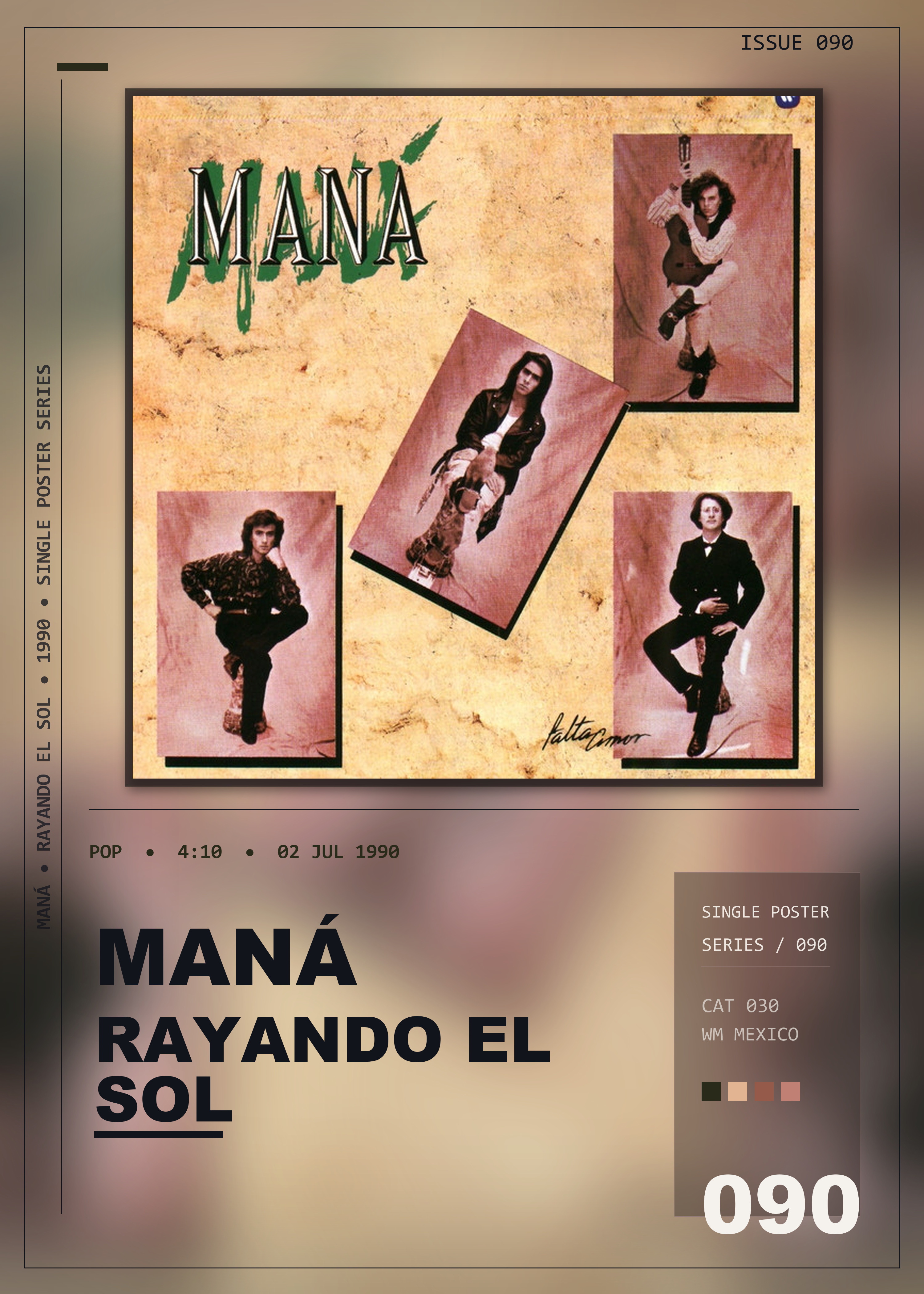 Music poster: Maná - Rayando El Sol