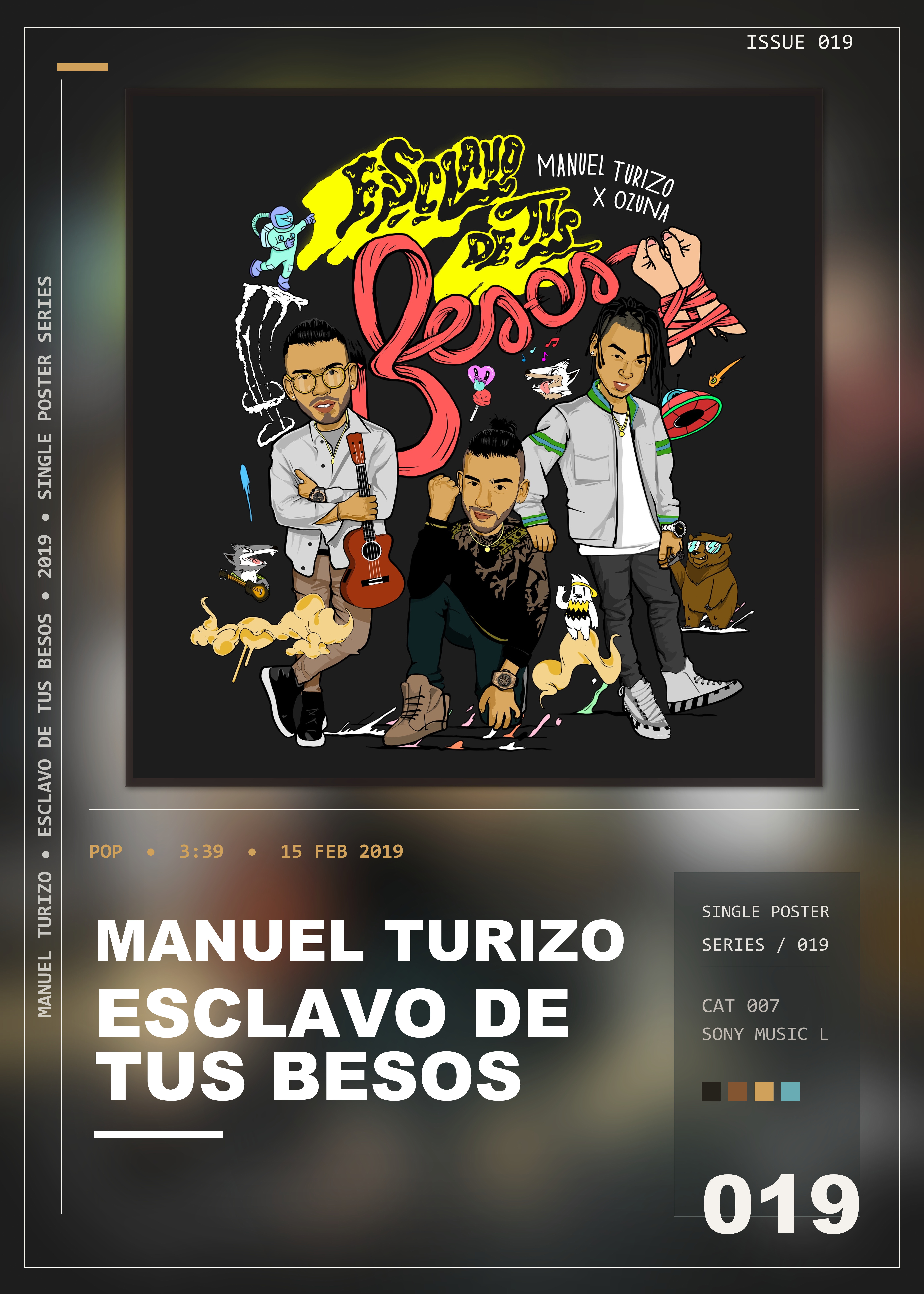 Music poster: Manuel Turizo - Esclavo de Tus Besos