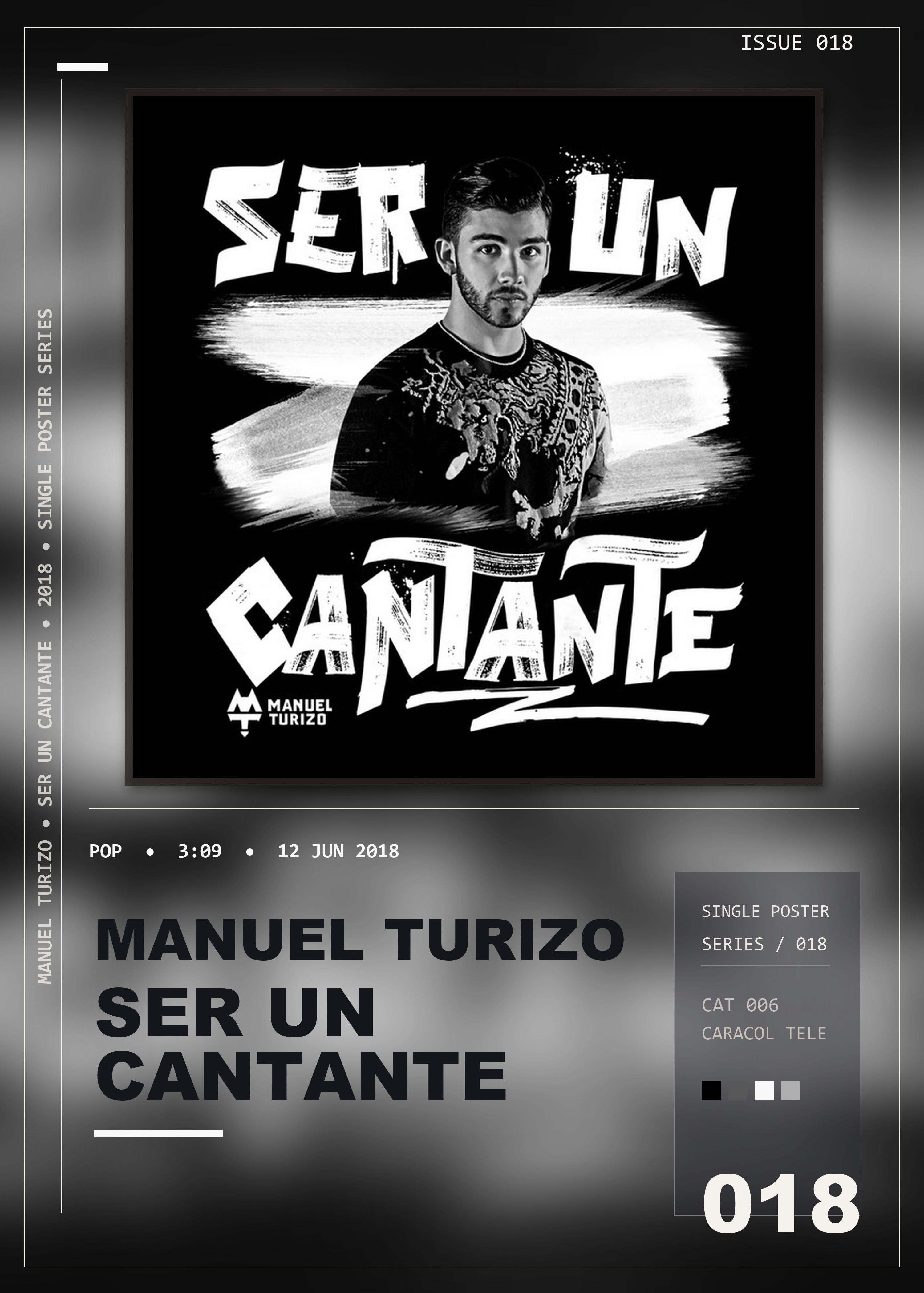 Music poster: Manuel Turizo - Ser Un Cantante
