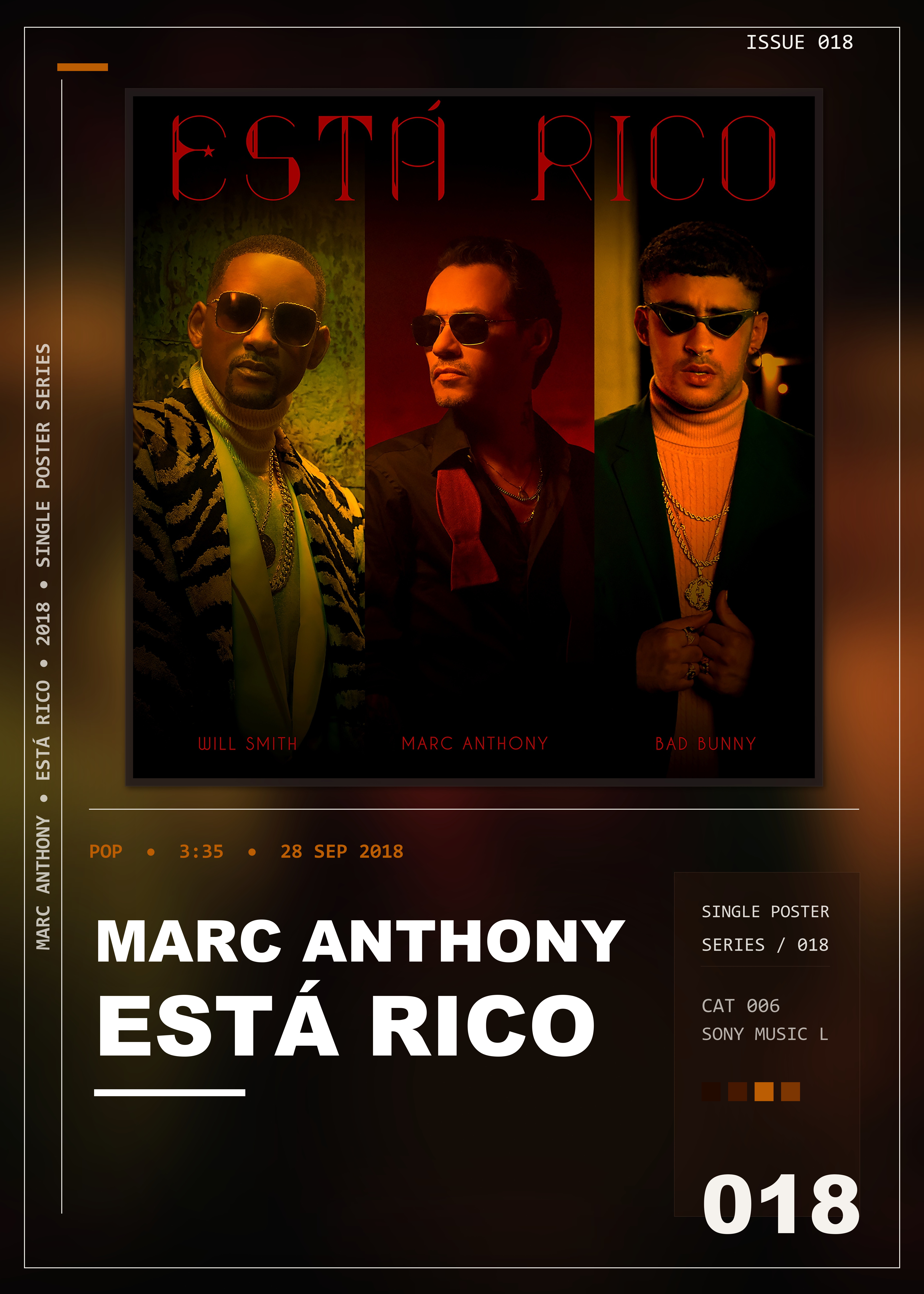 Music poster: Marc Anthony - Está Rico