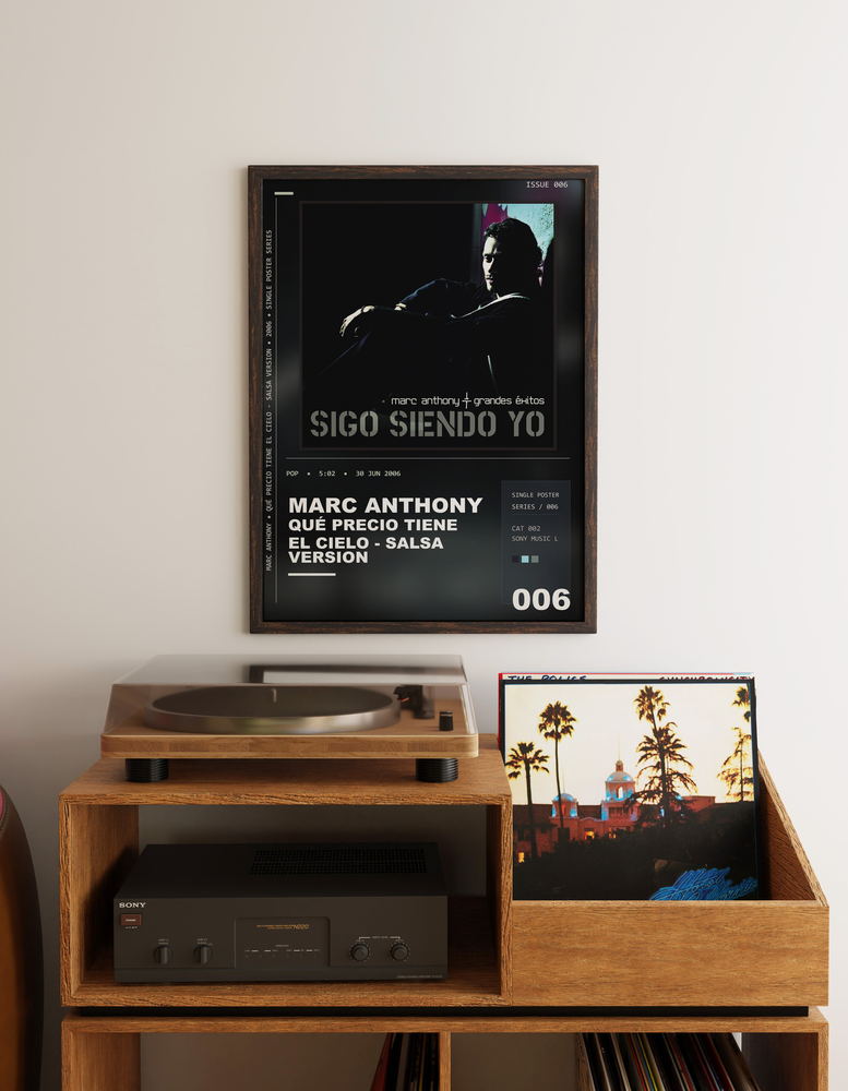 Music poster: Marc Anthony - Qué Precio Tiene el Cielo - Salsa Version