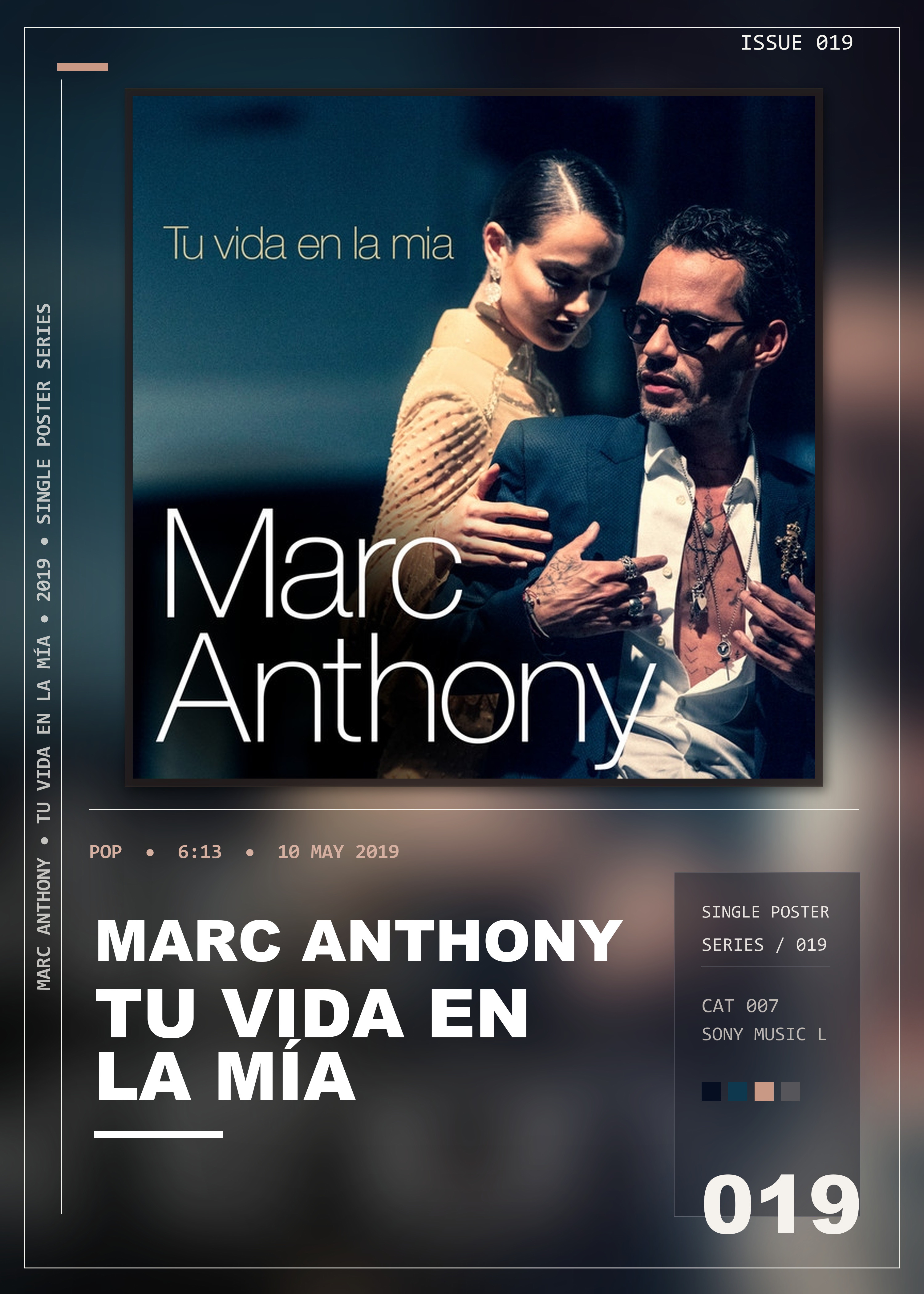 Music poster: Marc Anthony - Tu Vida en la Mía