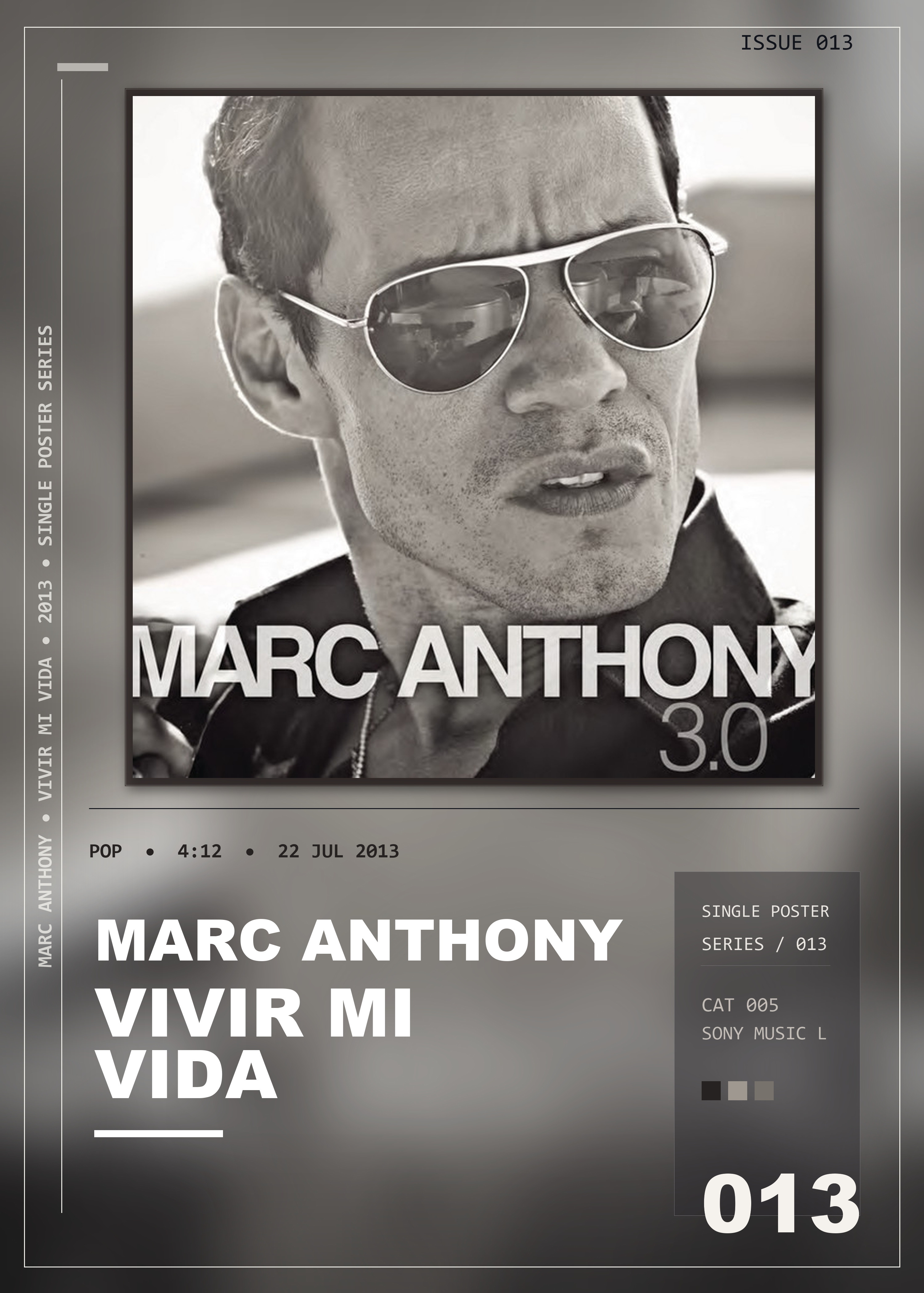 Music poster: Marc Anthony - Vivir Mi Vida