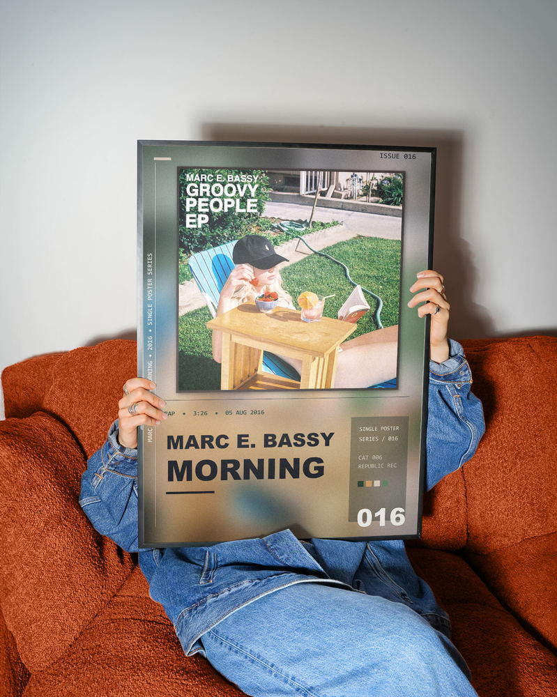 Music poster: Marc E Bassy - Morning