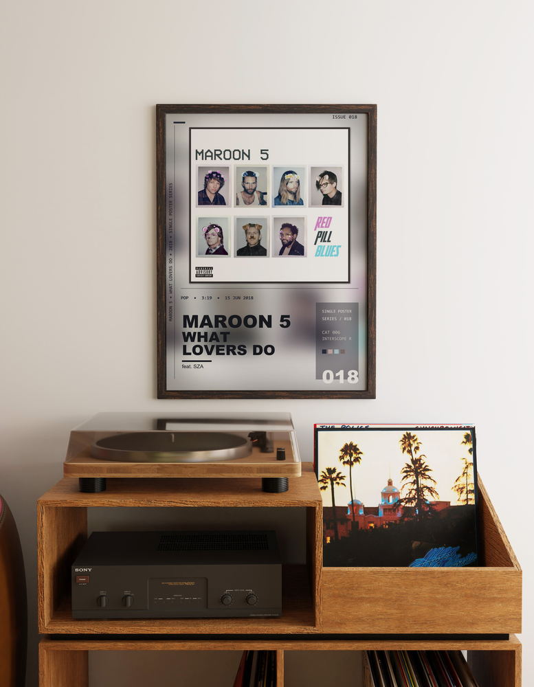Music poster: Maroon 5 - What Lovers Do feat SZA