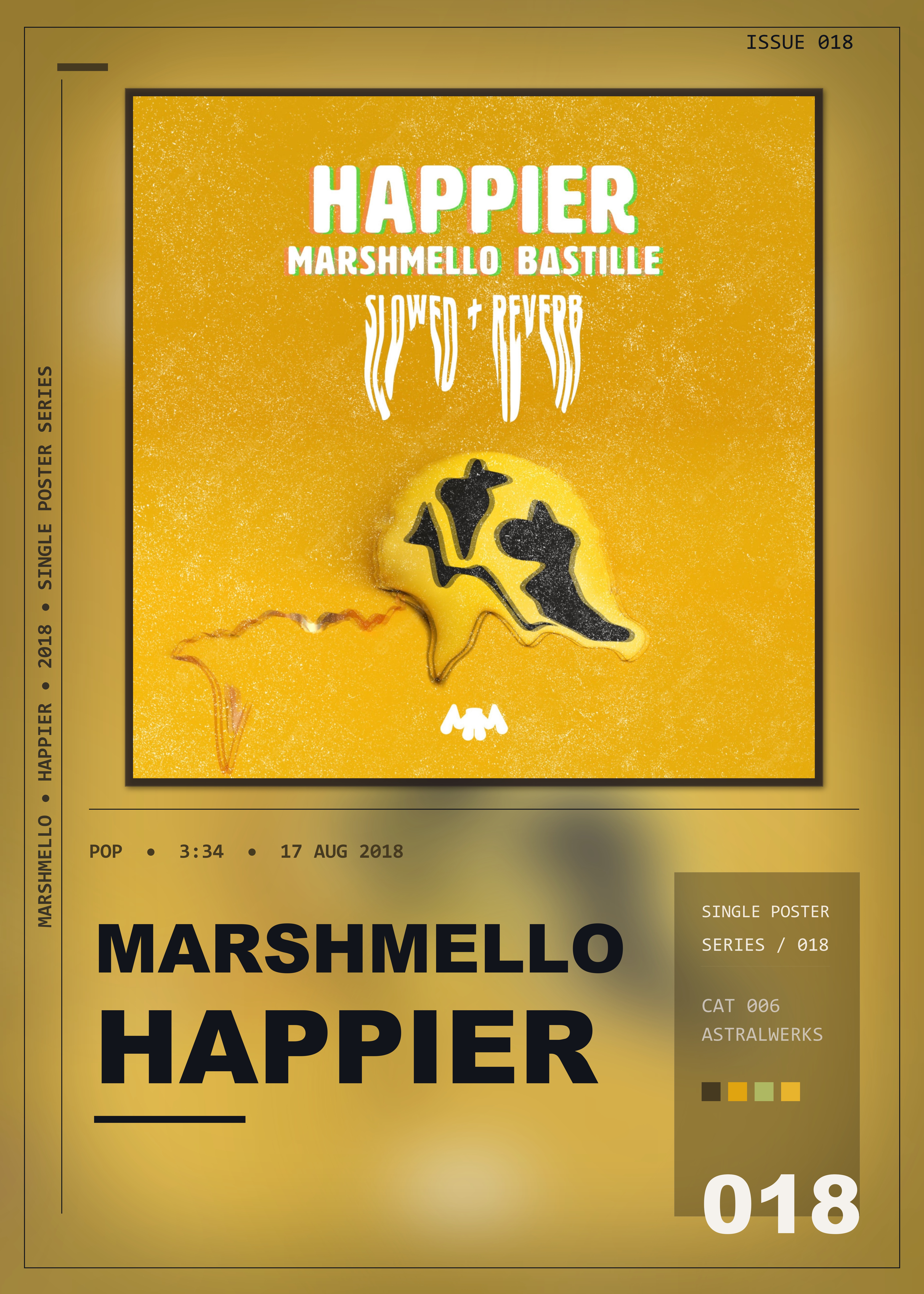 Music poster: Marshmello - Happier
