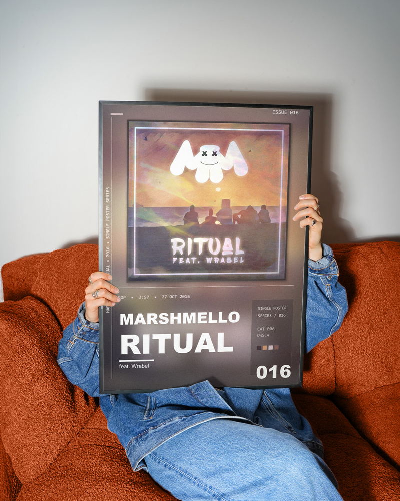 Music poster: Marshmello - Ritual feat Wrabel