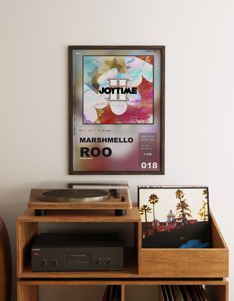 Music poster: Marshmello - Rooftops
