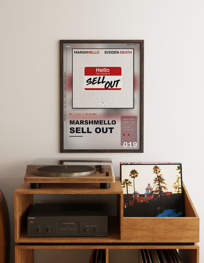 Music poster: Marshmello - Sell Out