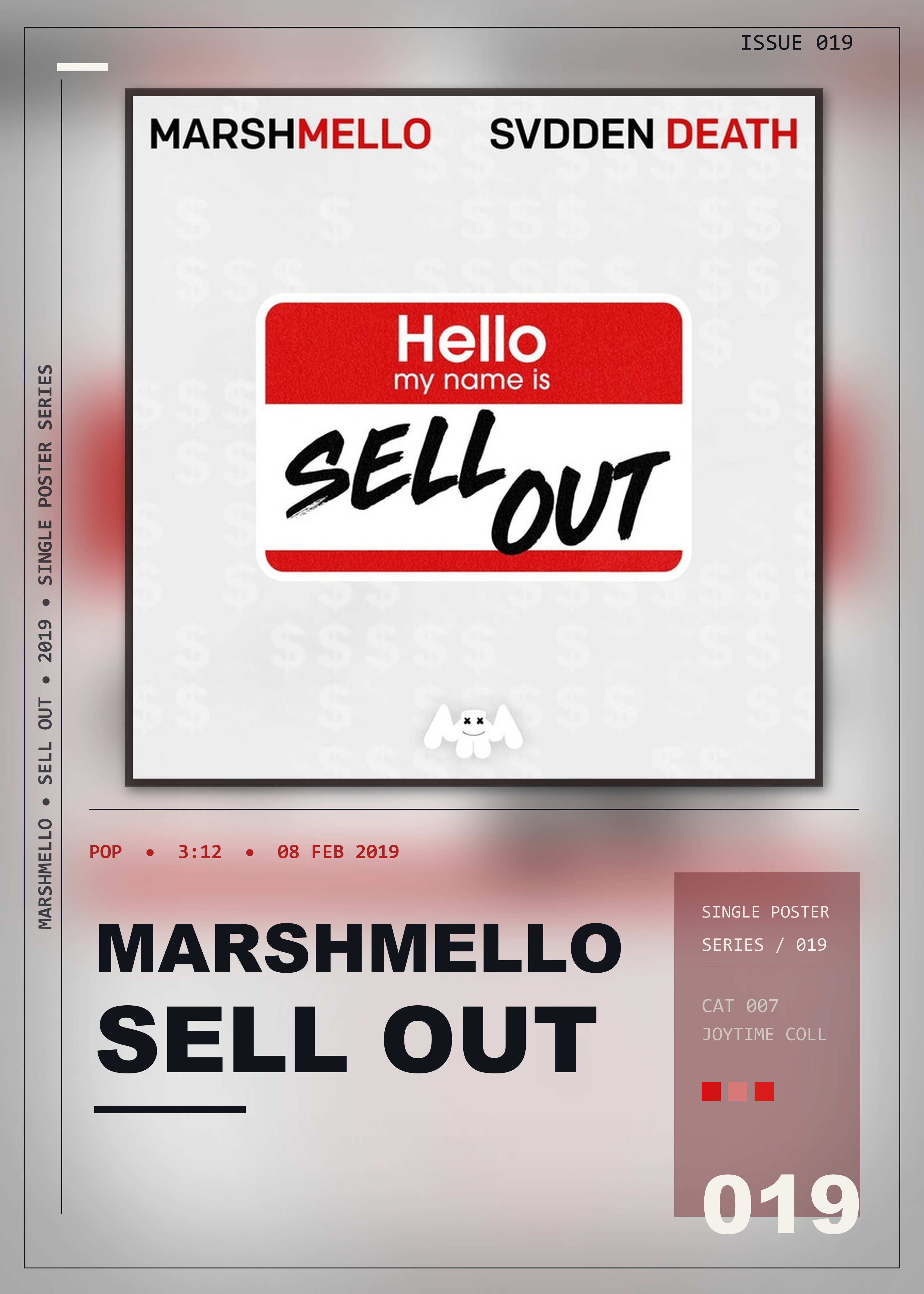 Music poster: Marshmello - Sell Out