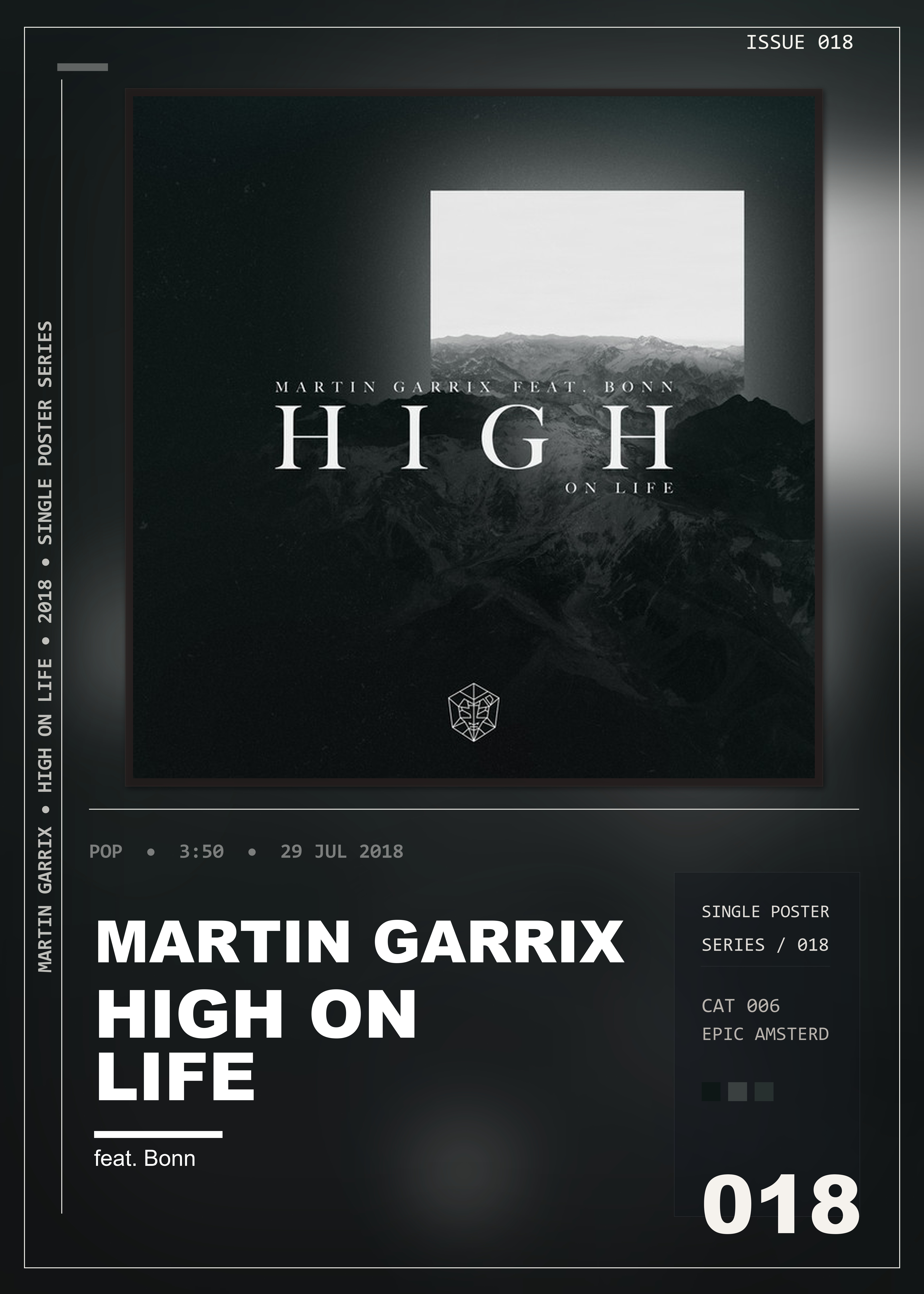 Music poster: Martin Garrix - High On Life feat Bonn