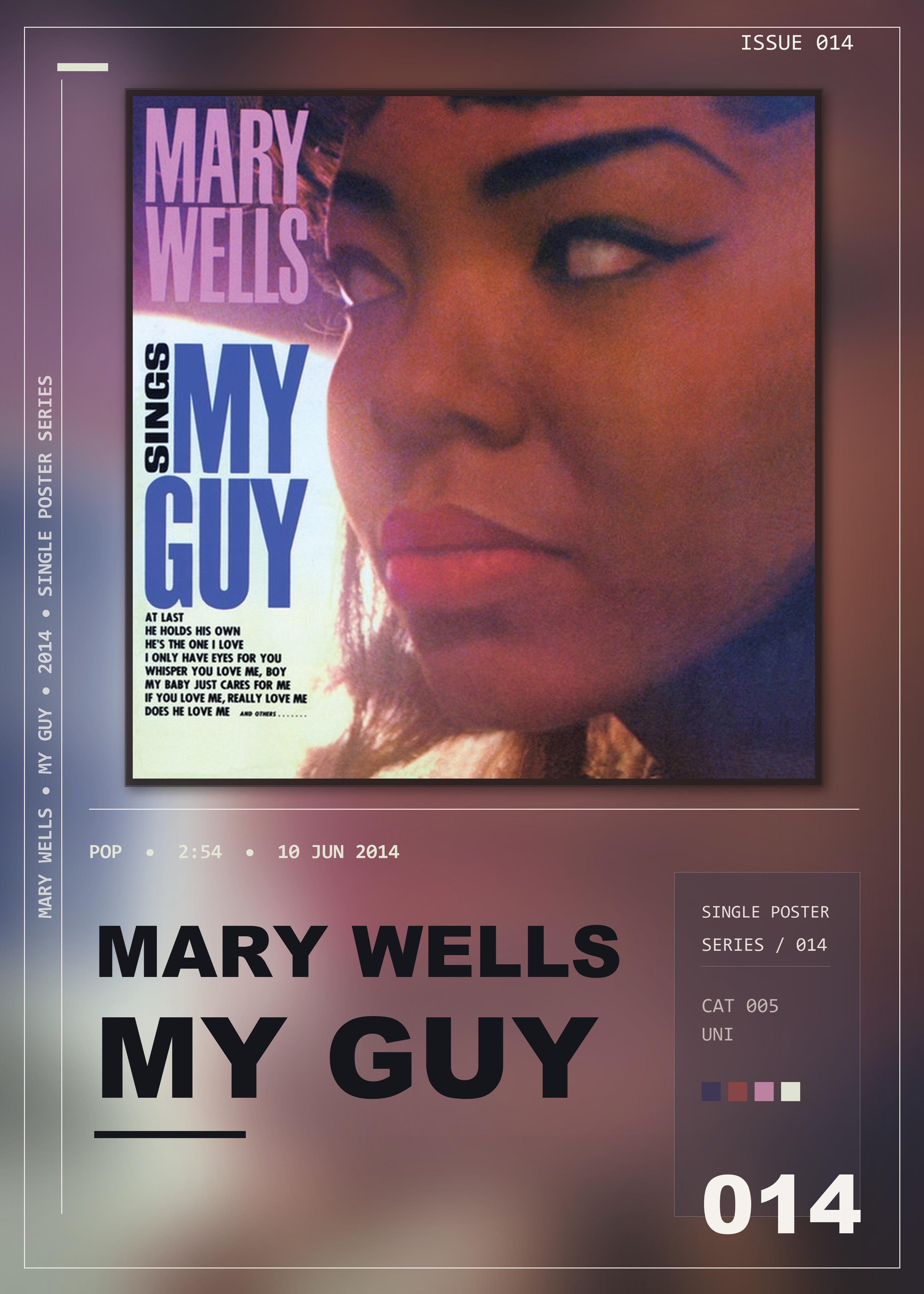 Music poster: Mary Wells - My Guy