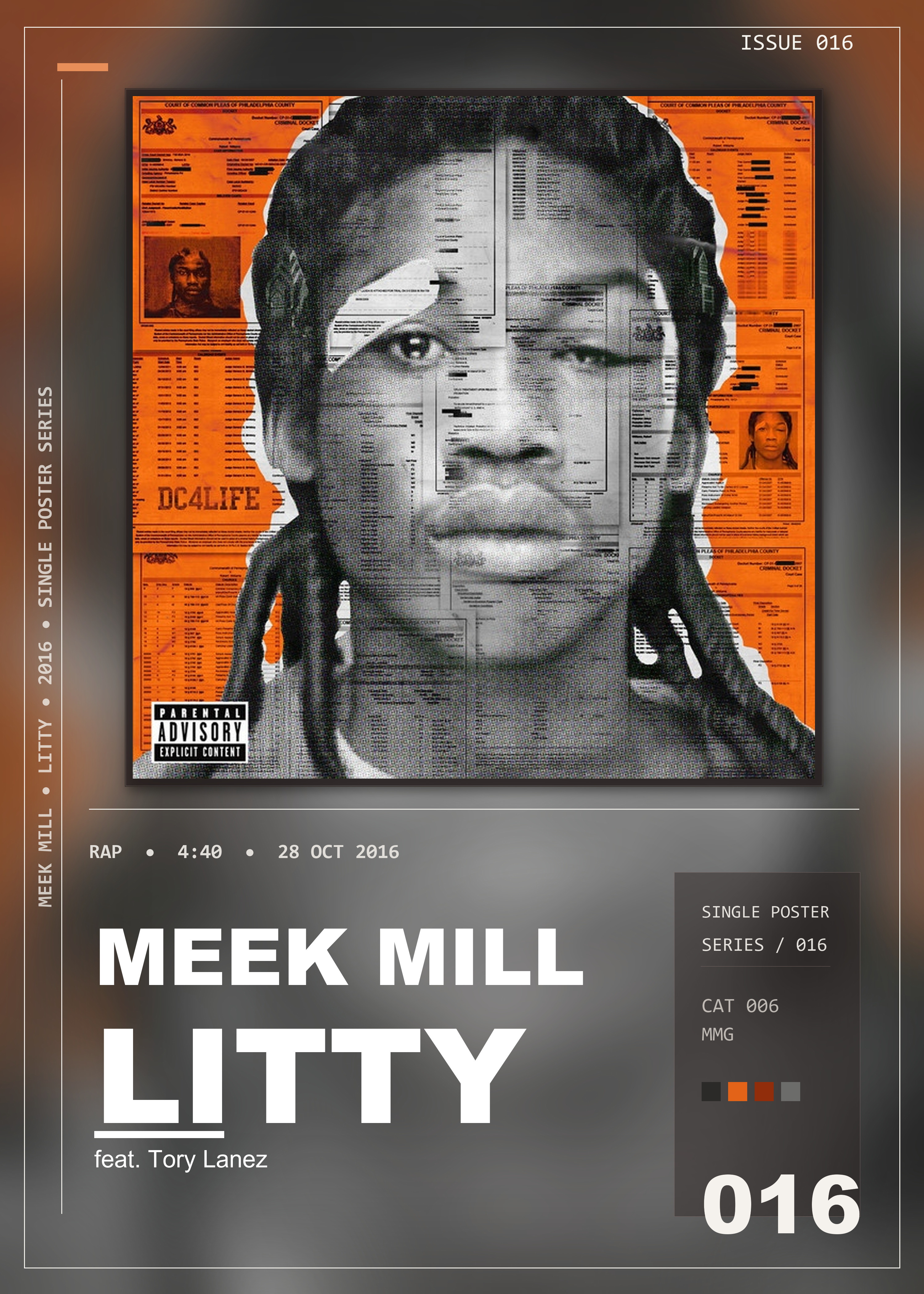 Music poster: Meek Mill - Litty feat Tory Lanez