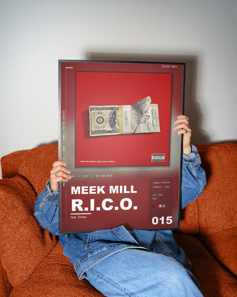 Music poster: Meek Mill - RICO feat Drake