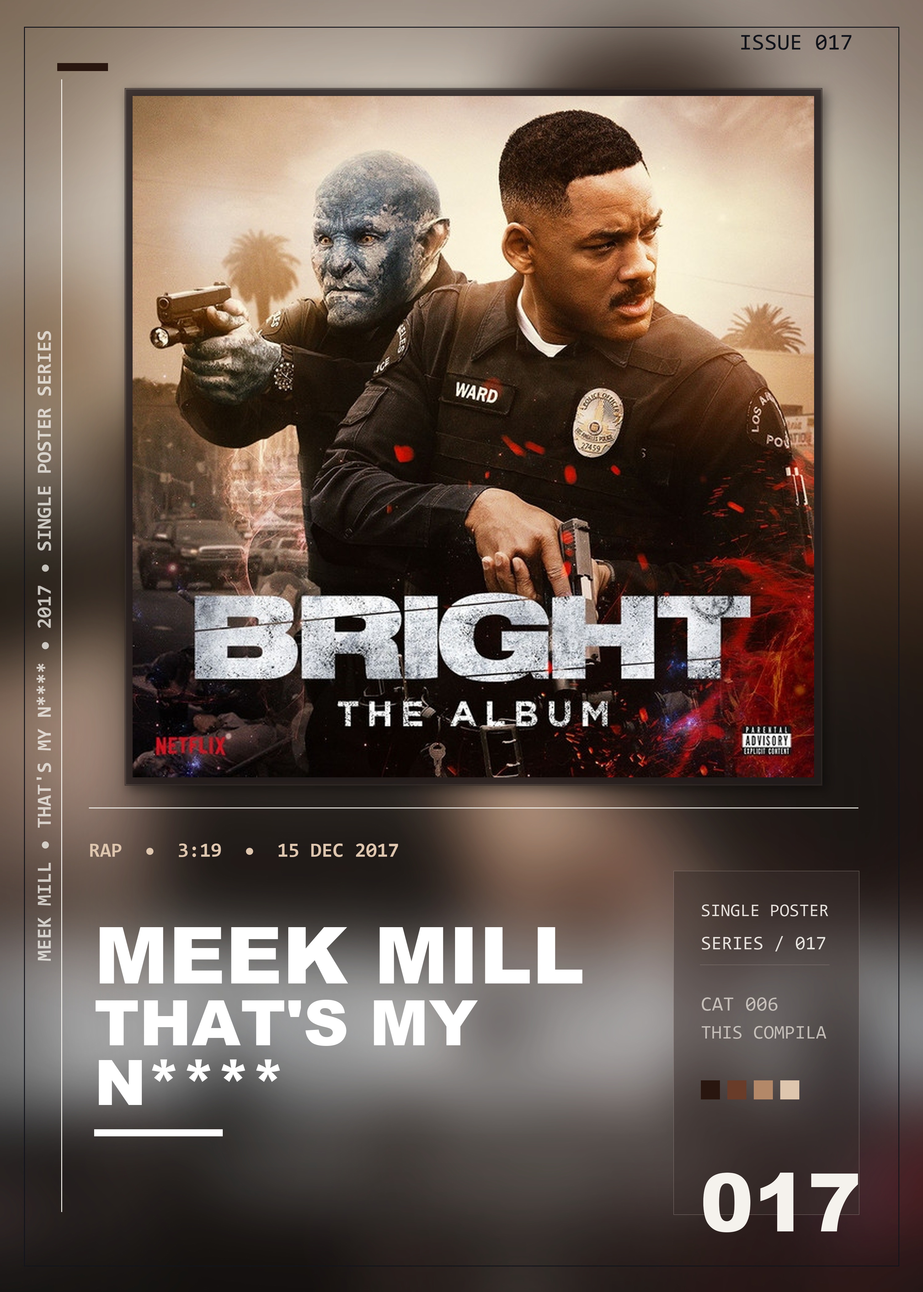 Music poster: Meek Mill - Thats My N with Meek Mill YG Snoop Dogg