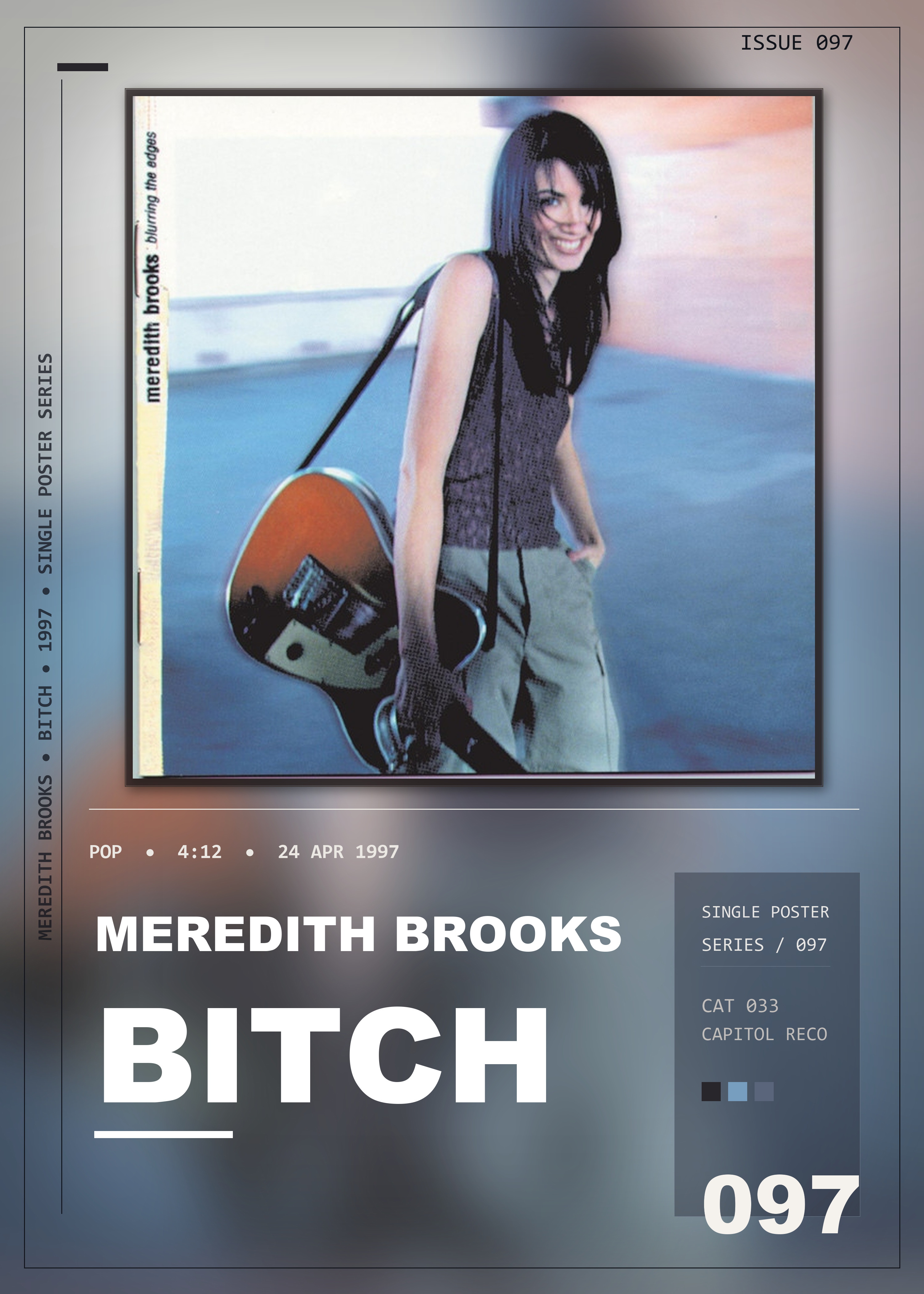 Music poster: Meredith Brooks - Bitch