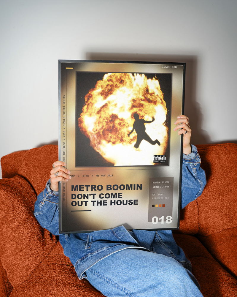 Music poster: Metro Boomin - Dont Come Out The House with 21 Savage