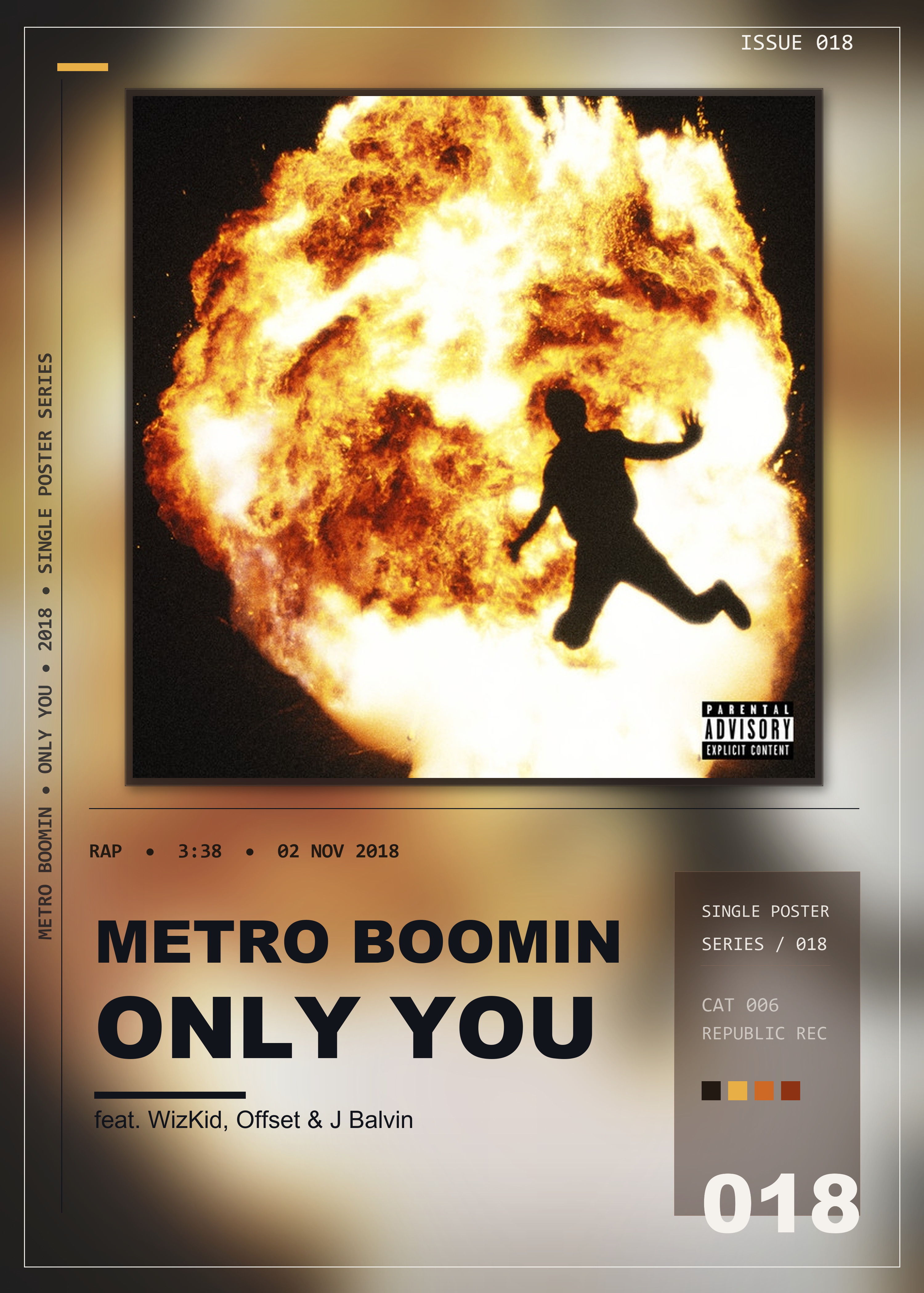 Music poster: Metro Boomin - Only You feat WizKid Offset J Balvin