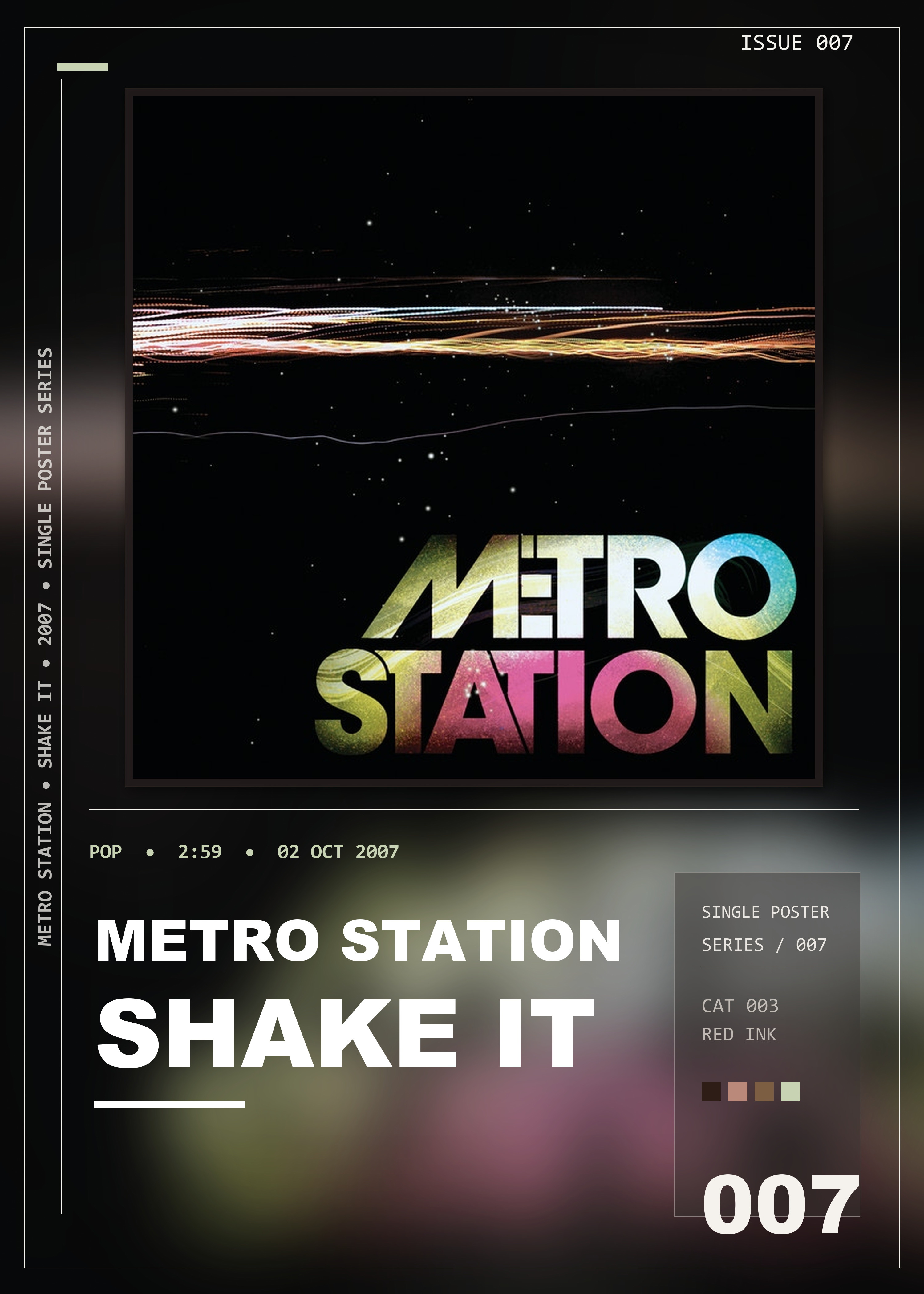 Music poster: Metro Station - Shake It