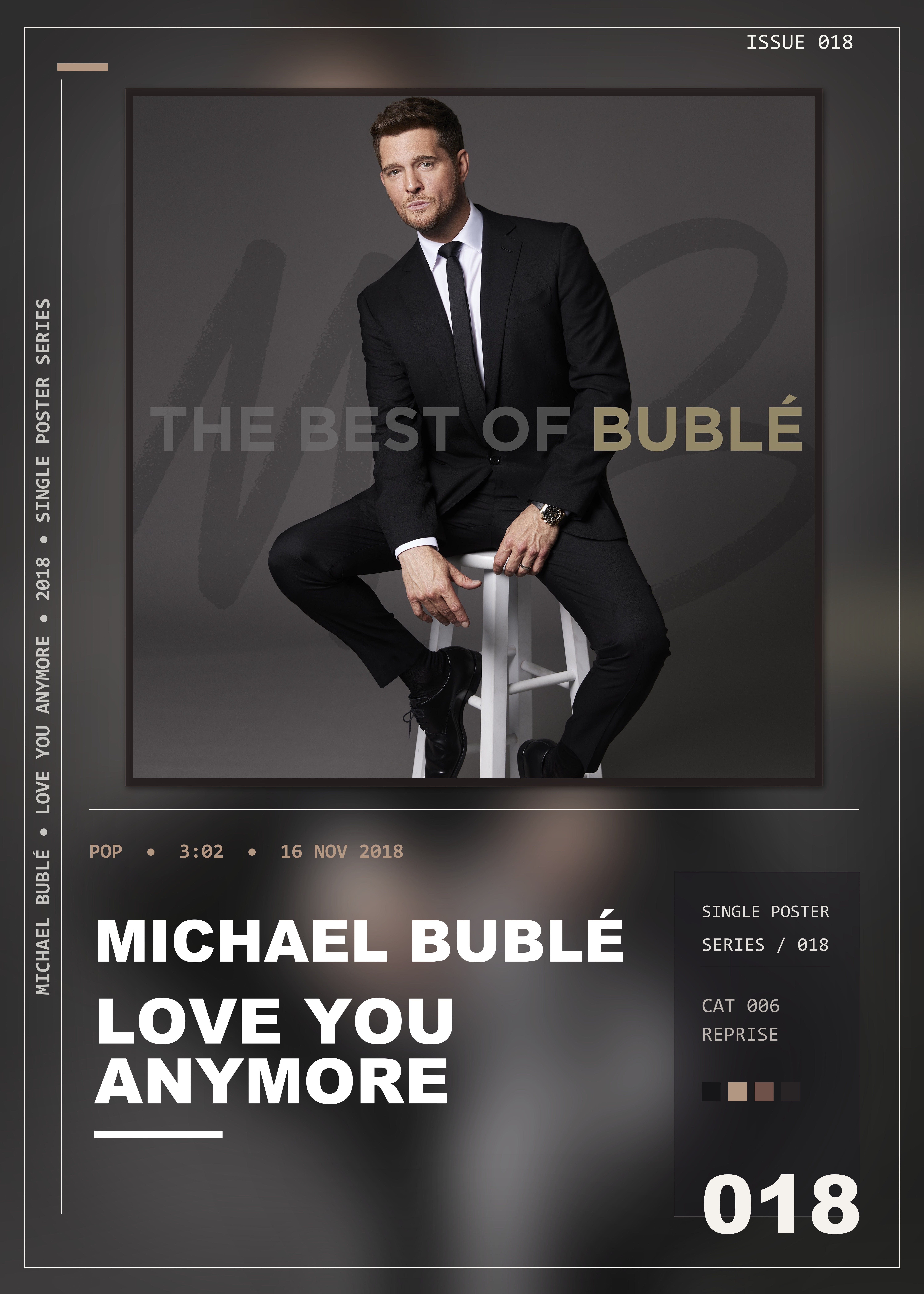 Music poster: Michael Bublé - Love You Anymore
