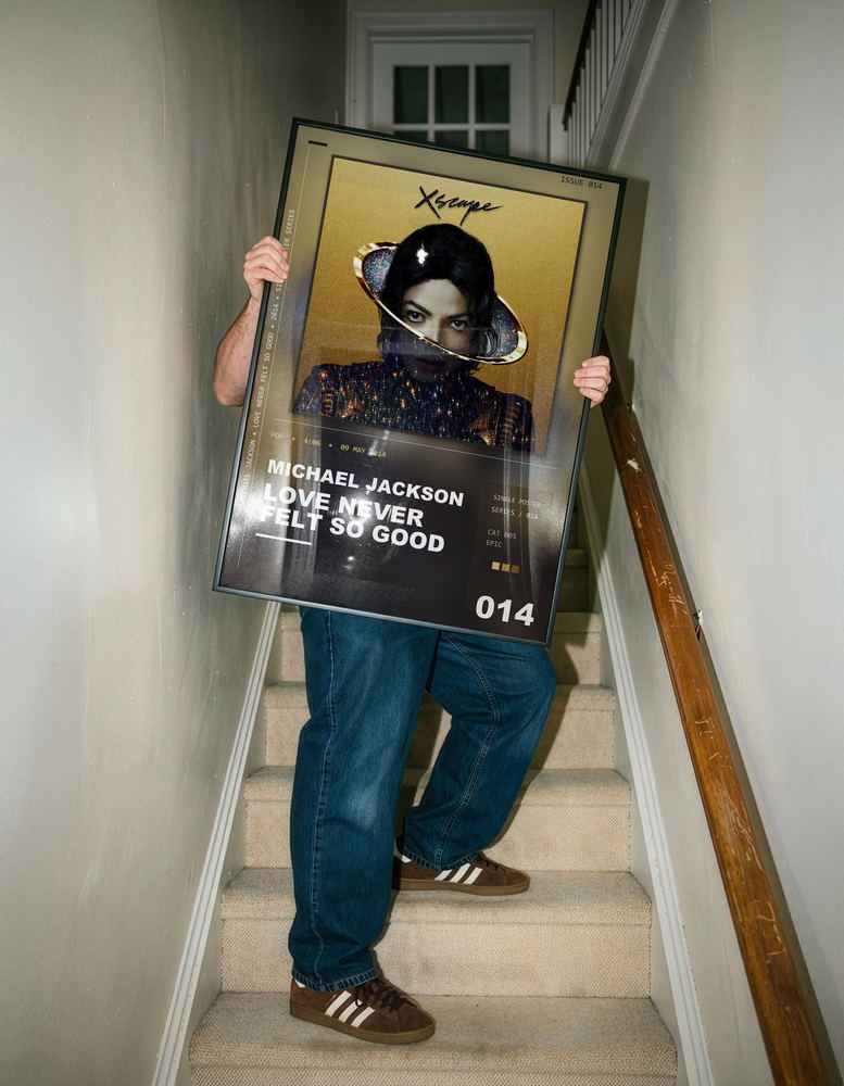Music poster: Michael Jackson - Love Never Felt so Good