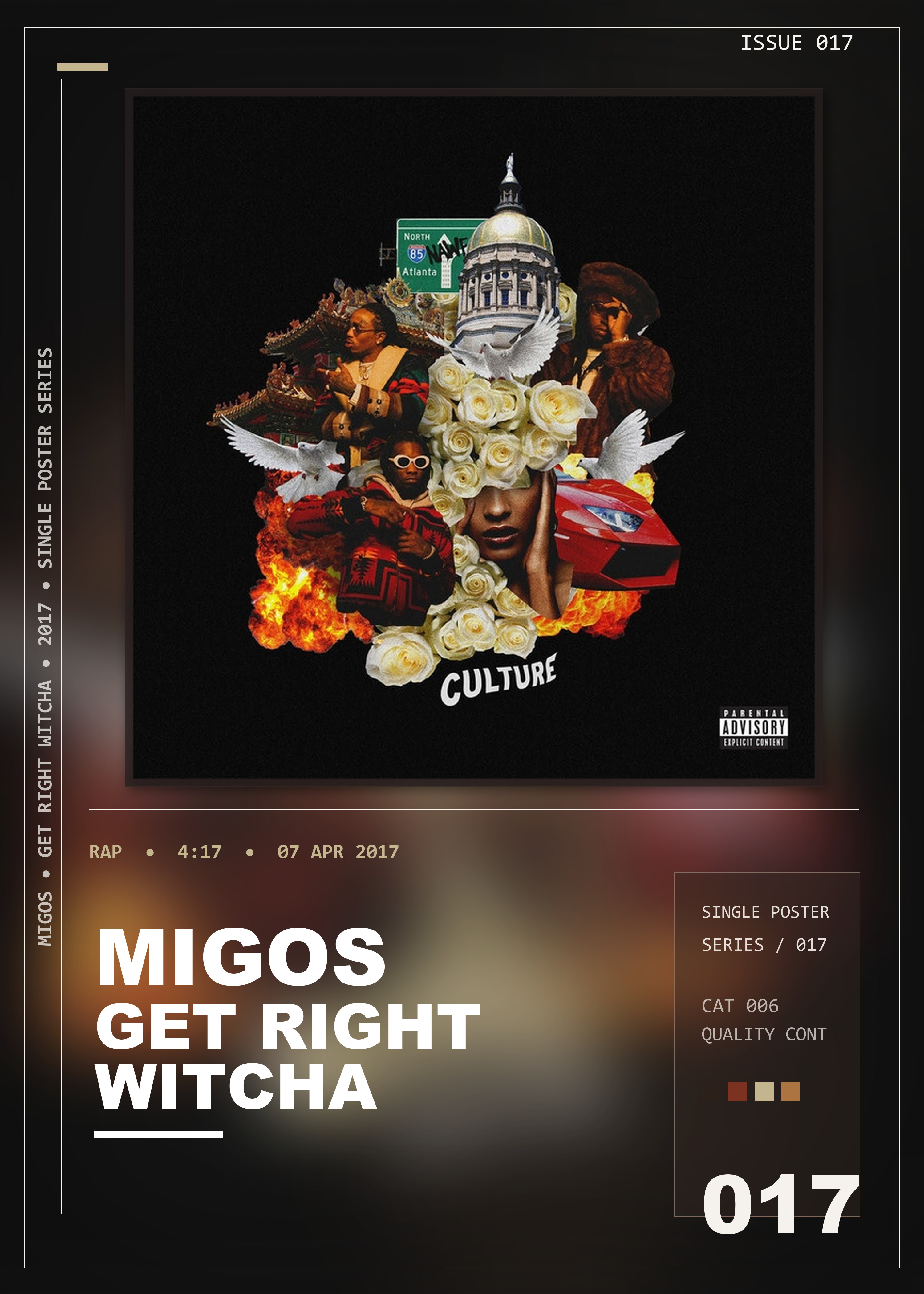 Music poster: Migos - Get Right Witcha