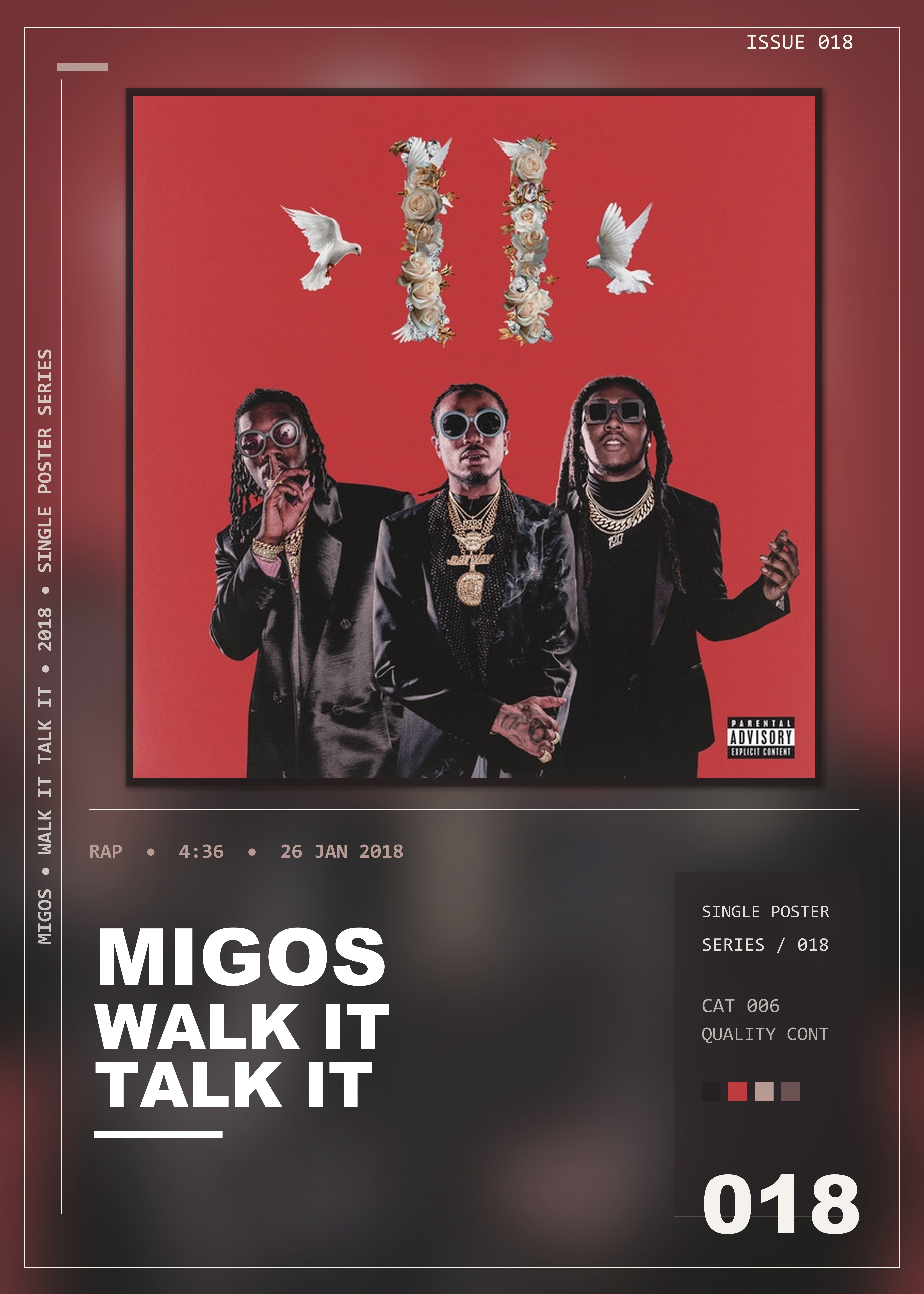 Music poster: Migos - Walk It Talk It