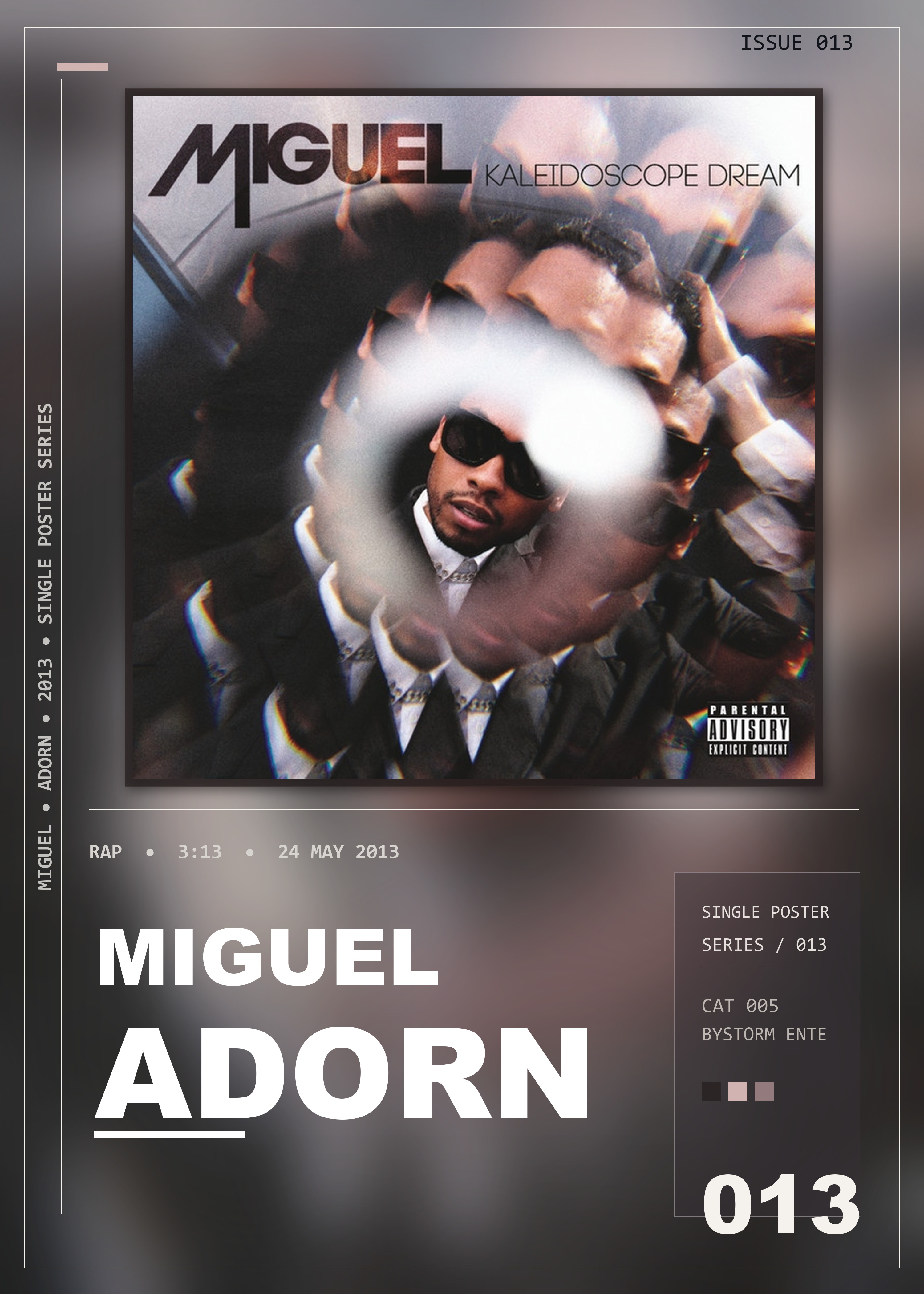 Music poster: Miguel - Adorn